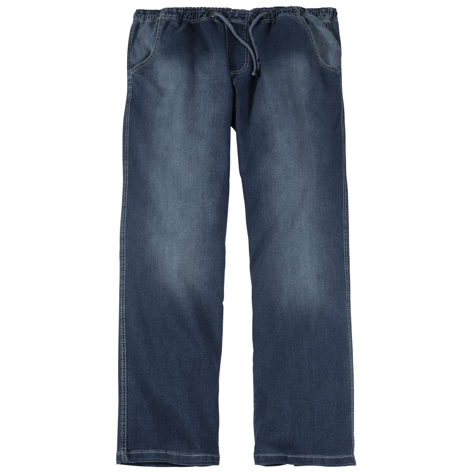 ABRAXAS Stretch-Jeans Abraxas XXL Schlupf-Stretchjeans stone washed blue