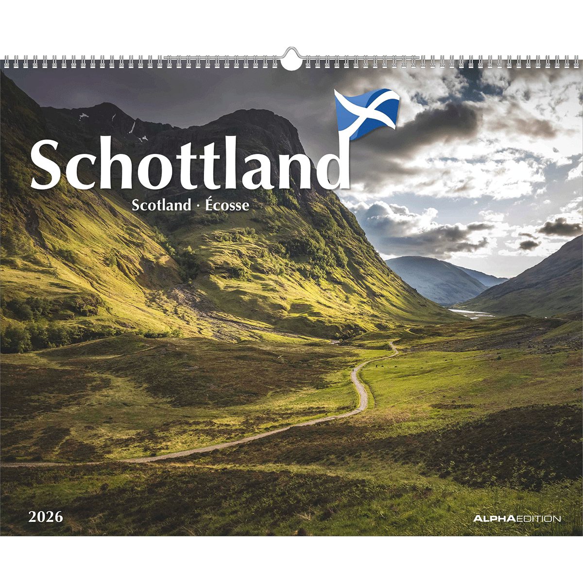 Alpha Edition Wandkalender ALPHA EDITION - Schottland 2026-52 x 42,5 cm