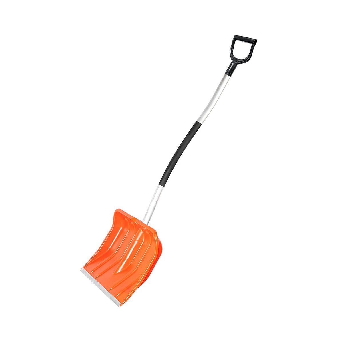 Patrol Schneeschieber Elbrus Ergo Alu Orange, (Einzeln, mit Alu-Eiskante), Aluminiumstiel, D-Griff, 46.5 cm Räumbreite