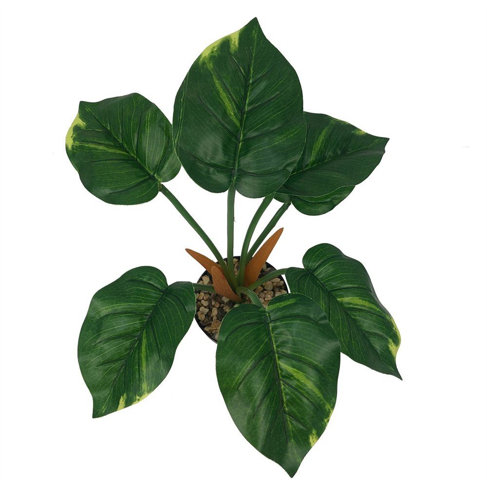 Topfpflanzen, Grünes Simulation Künstliche Pflanzen, Blatt Rouemi Pflanzen Kunstpflanze