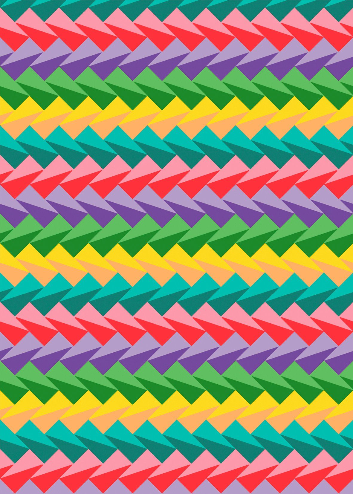 Grußkarten Geschenkpapier – Röllchen - 70x150 cm - bunte Balken