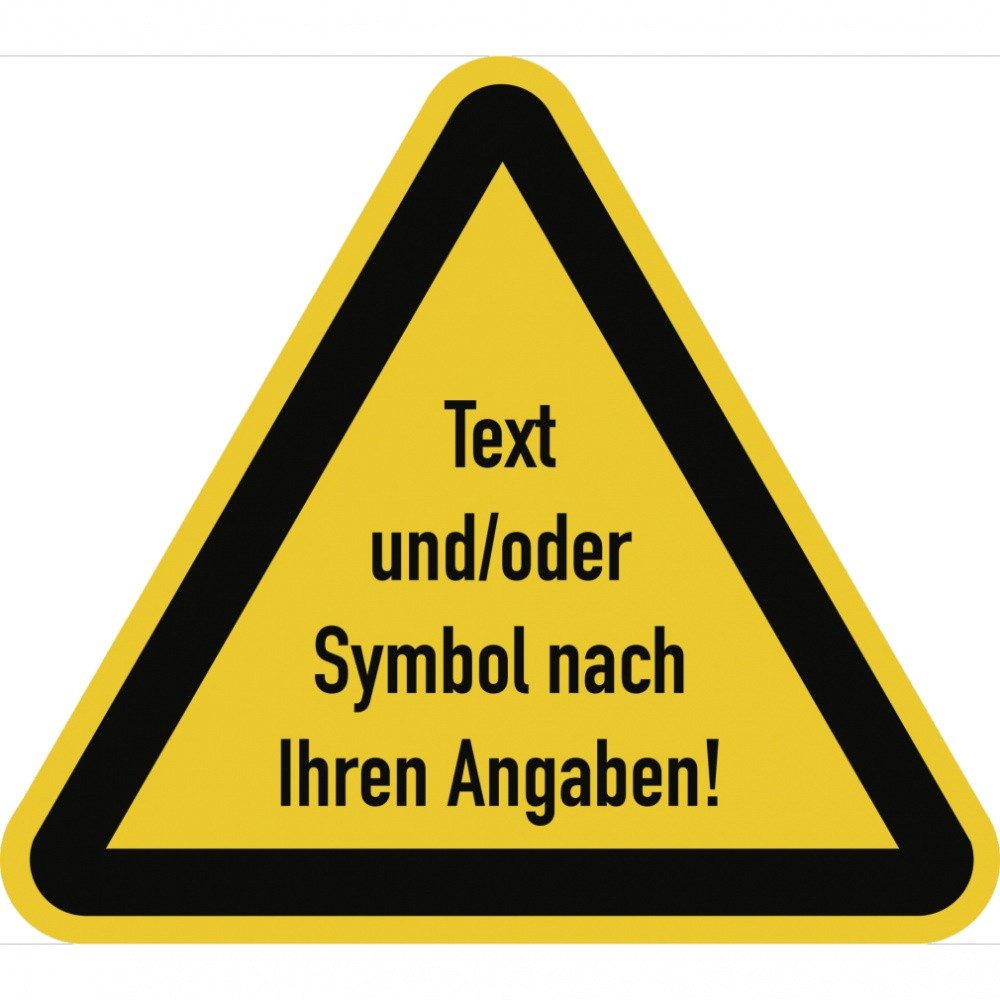 Warnschild „Vorsicht Dachlawine!“ – 300 X 200 Mm, 1,5 Mm Stark, Extrem Stabil