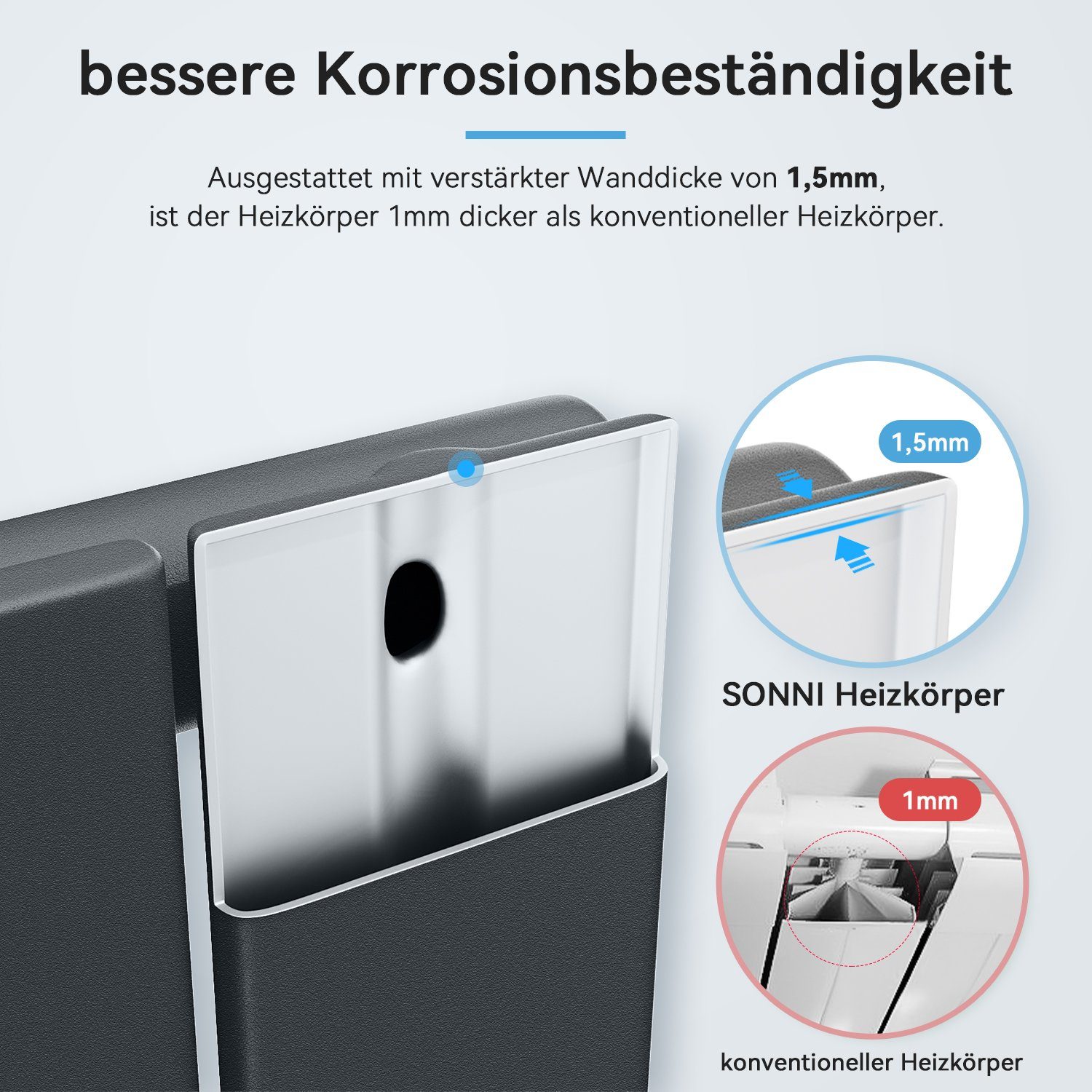 ELEGANT Heizkörper Heizkörper, Einlagig / Doppellagig, Design Horizontal mi günstig online kaufen