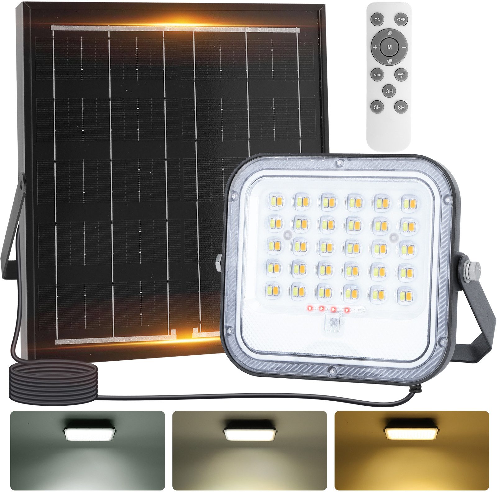 Aigostar Flutlichtstrahler Solar LED Strahler Außen günstig online kaufen
