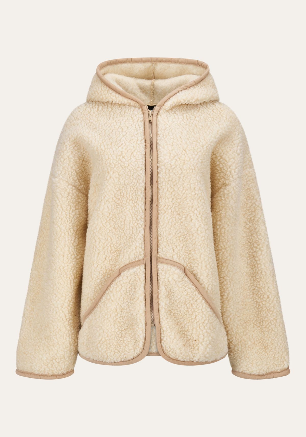 Hollert Winterjacke Merino Wolljacke - NELLY BEIGE günstig online kaufen