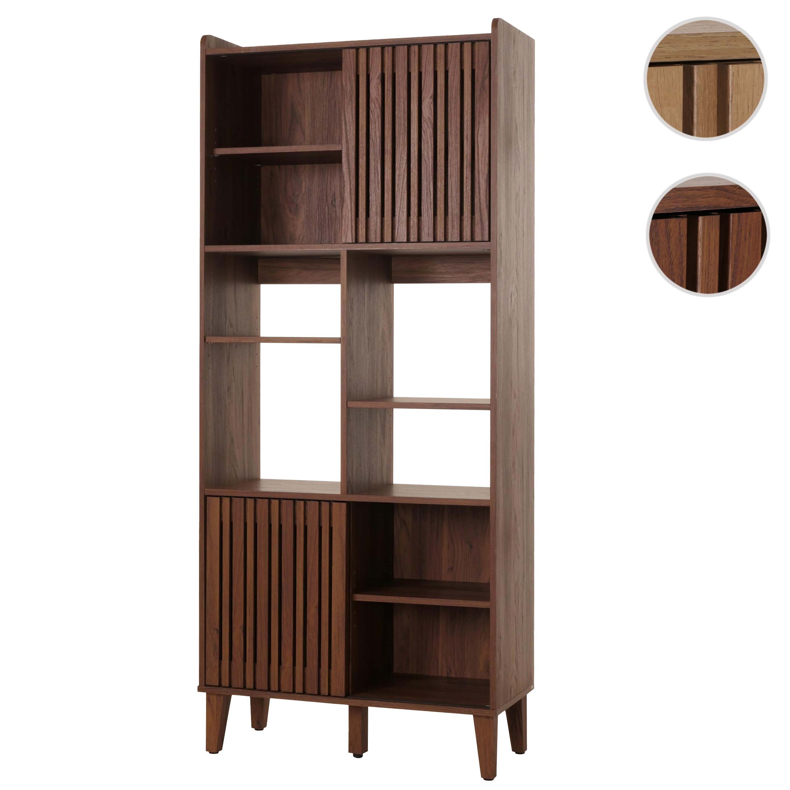 MCW Bücherregal MCW-M48-B, Zwei Schiebetüren mit günstig online kaufen