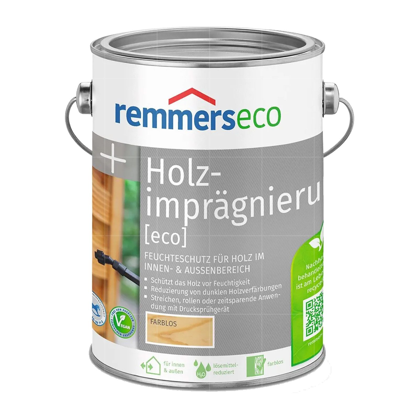 Remmers Holzgrundierung ECO HOLZIMPRAEGNIERUNG - 2.5 LTR (FARBLOS)