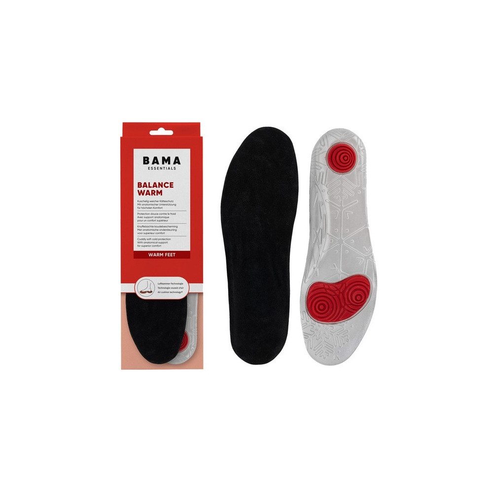 BAMA Group Thermosohlen Balance Warm Footbed Wintereinlagen mit Fußgewölbestütze, 1 Paar