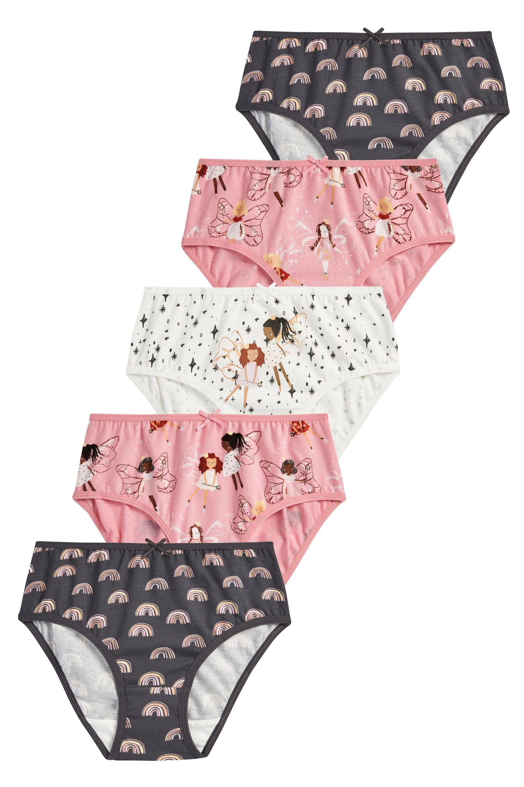 Unicorn Unterhosen im Bright (5-St) Slip Pink 5er-Pack Next