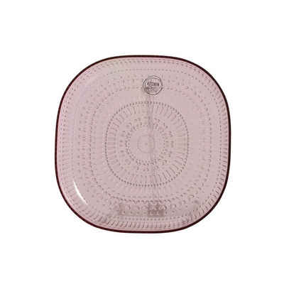 MARELIDA Dessertteller Teller flach Camping Picknick Essteller Dessertteller D: 20,4cm pink, (1 St)