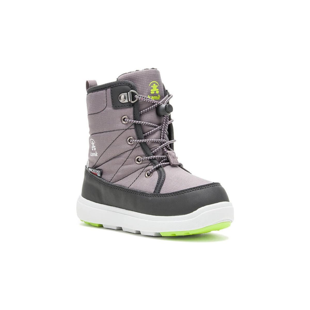 Kamik Luge Winterstiefel Kinder Winterstiefel mit DriDefense Membran und Schnellschnürsystem