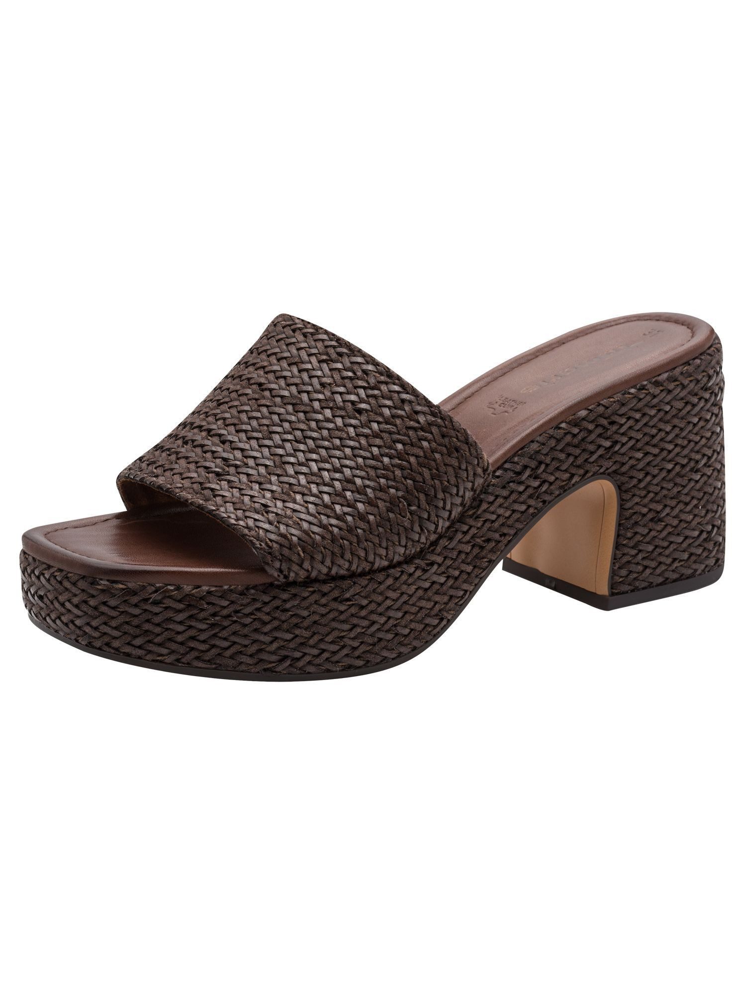 Tamaris ANTIslide, TOUCH-IT mit Absatz Plattform Pantolette ANTIslide