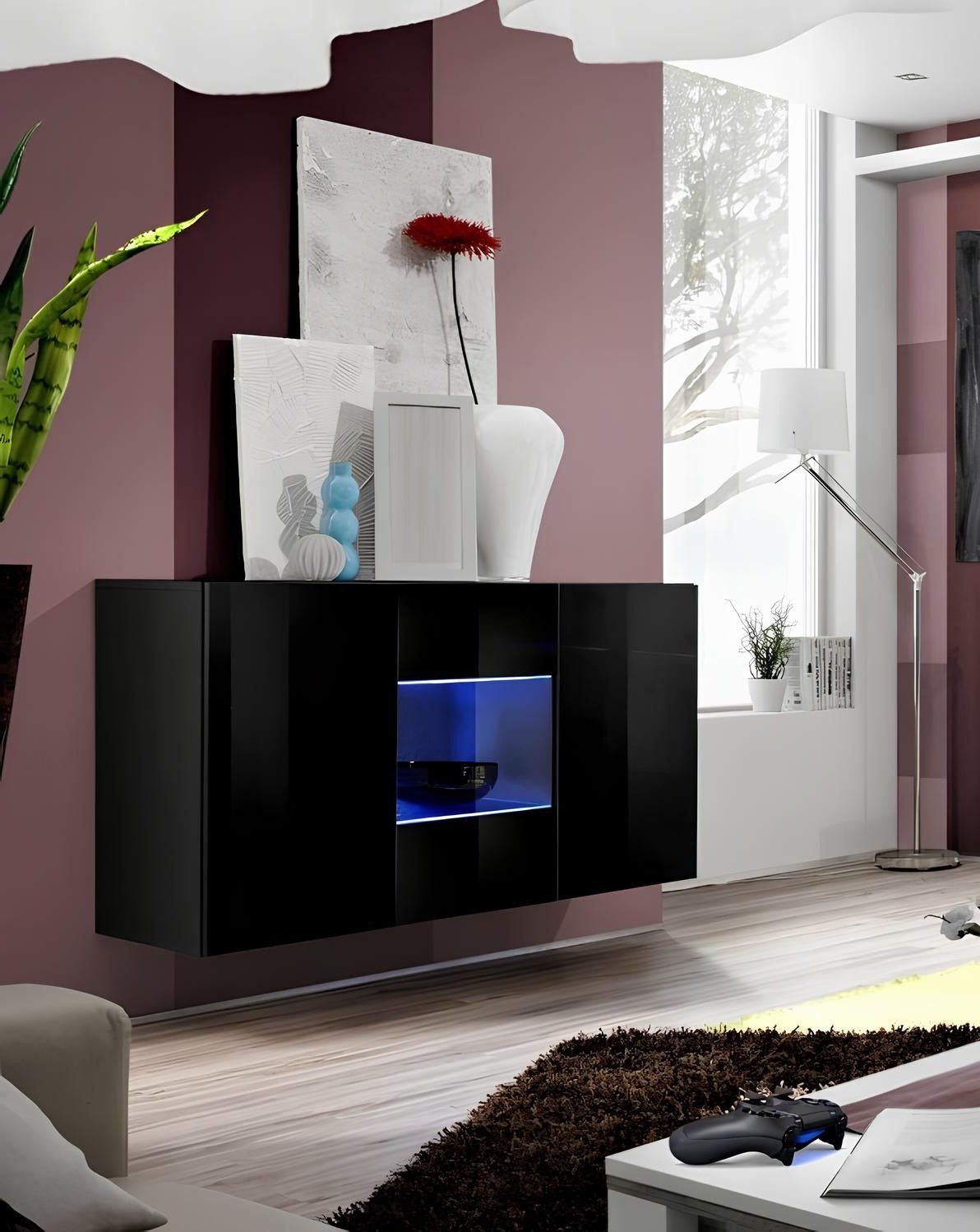 Xlmoebel Anrichte Luxus Hänge Sideboard für modernes Wohnzimmerdesign (1 St), Made in Europa