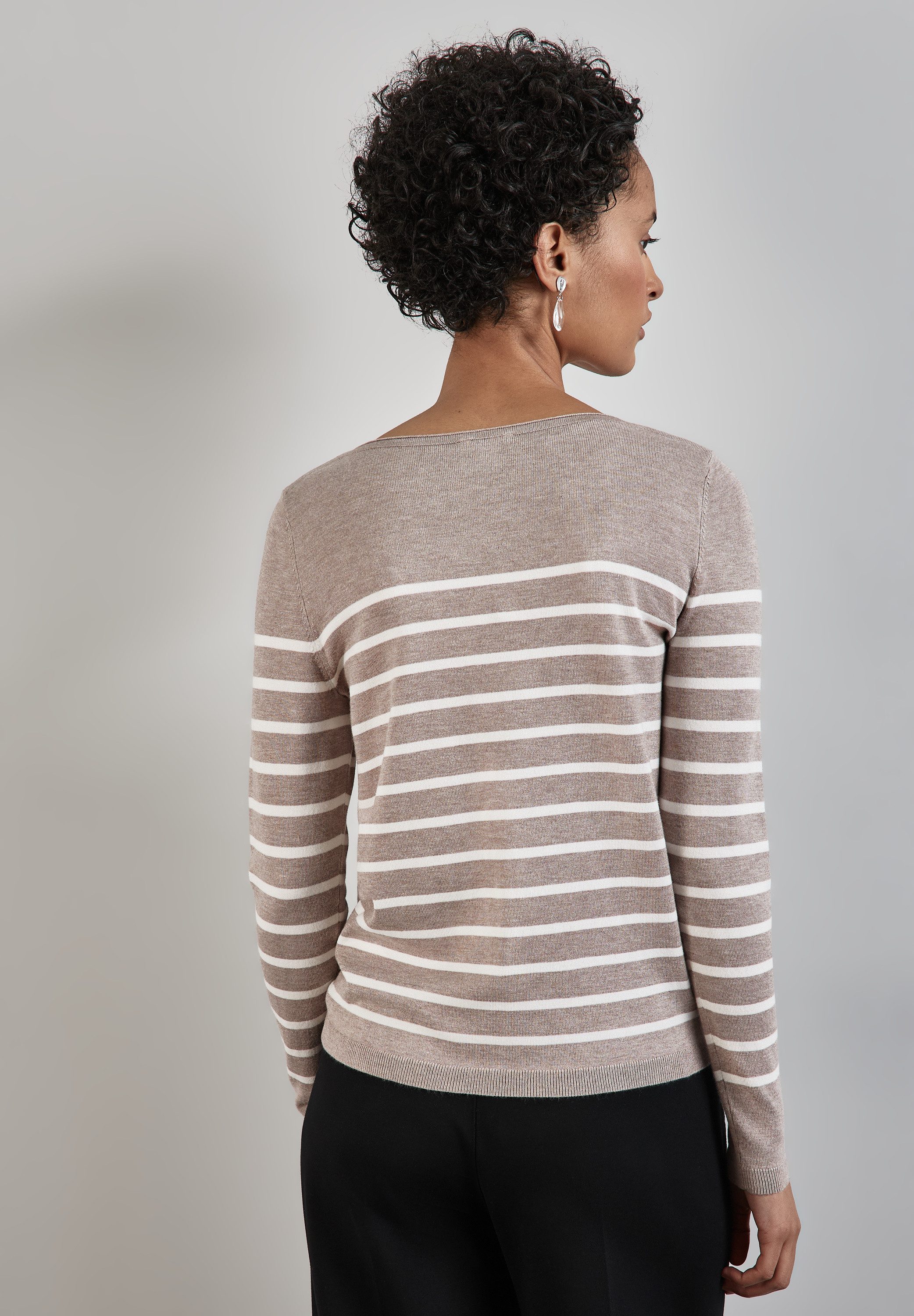 STREET ONE Strickpullover mit U-Boot-Ausschnitt