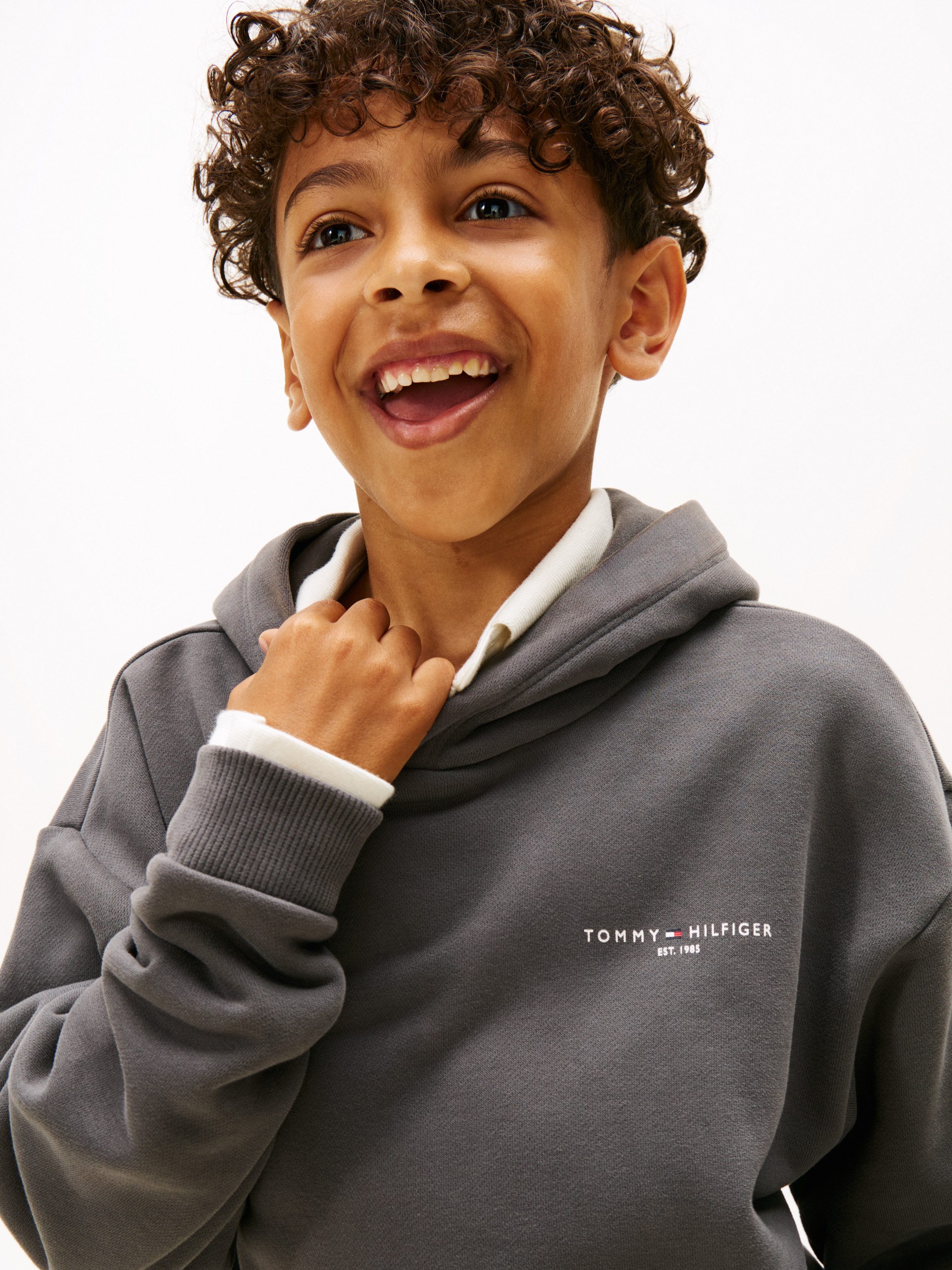 Tommy Hilfiger Kapuzensweatshirt MINI CORP HOODIE Kinder bis 16 Jahre – Bild 4 von 5