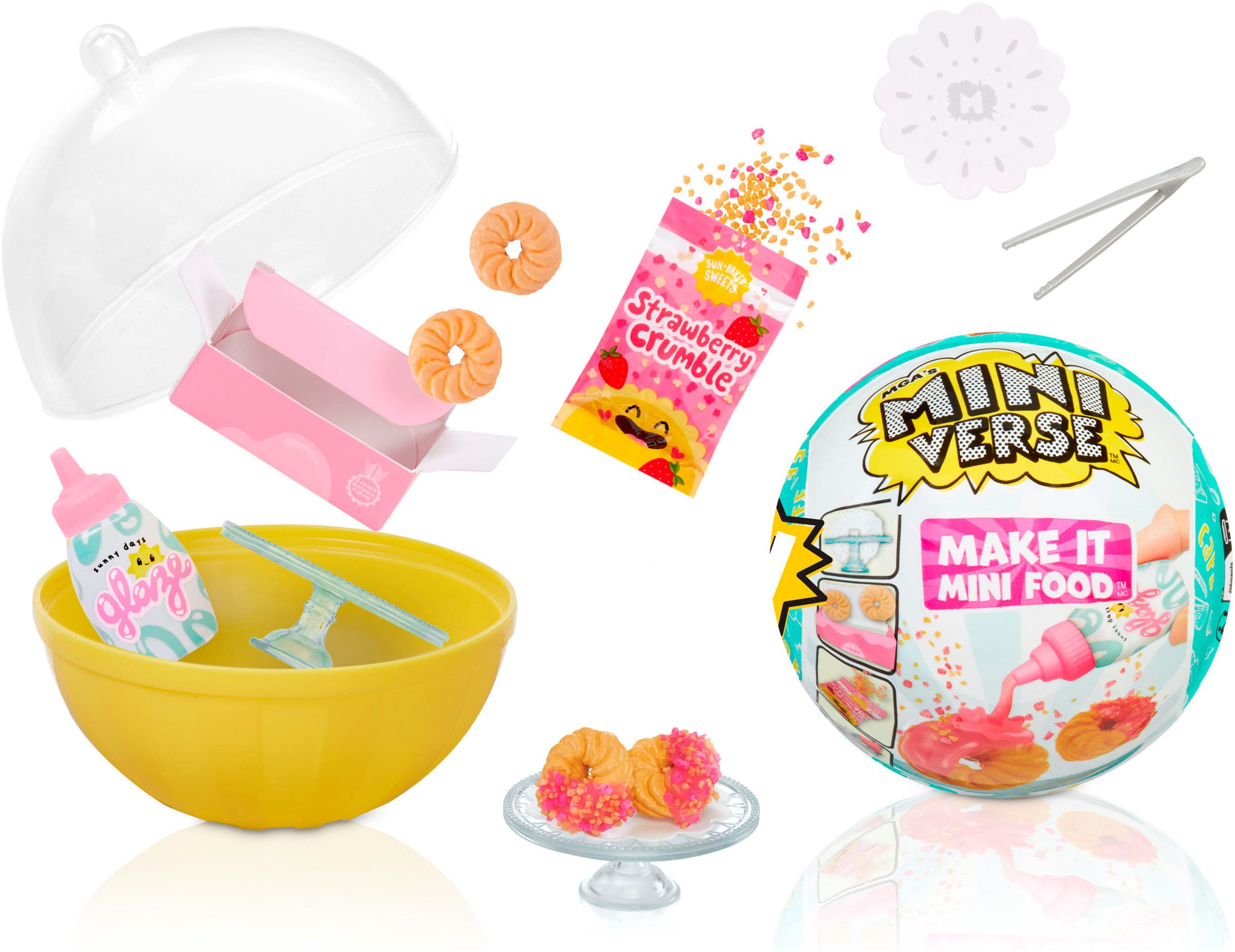 MGA ENTERTAINMENT Kreativset MGA's Miniverse - Make It Mini Foods: Cafe in PDQ Series 3B, sortierte Lieferung