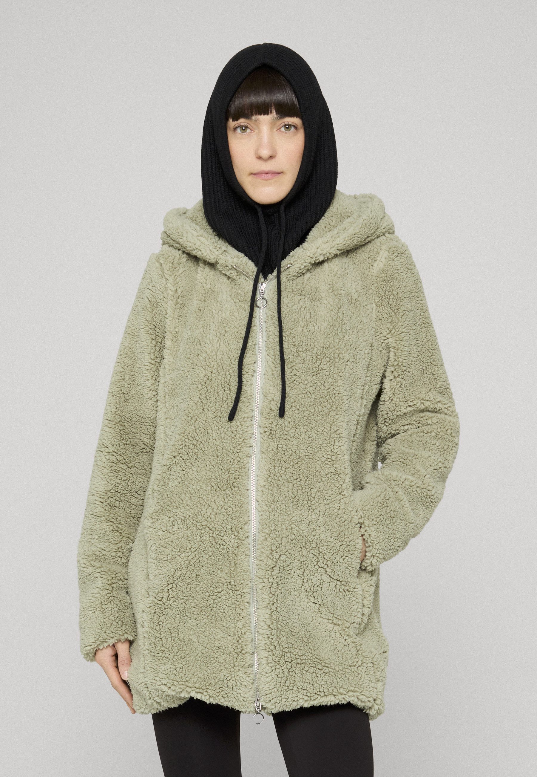 URBAN CLASSICS Allwetterjacke Urban Classics Damen Ladies Sherpa Jacket (1-St)