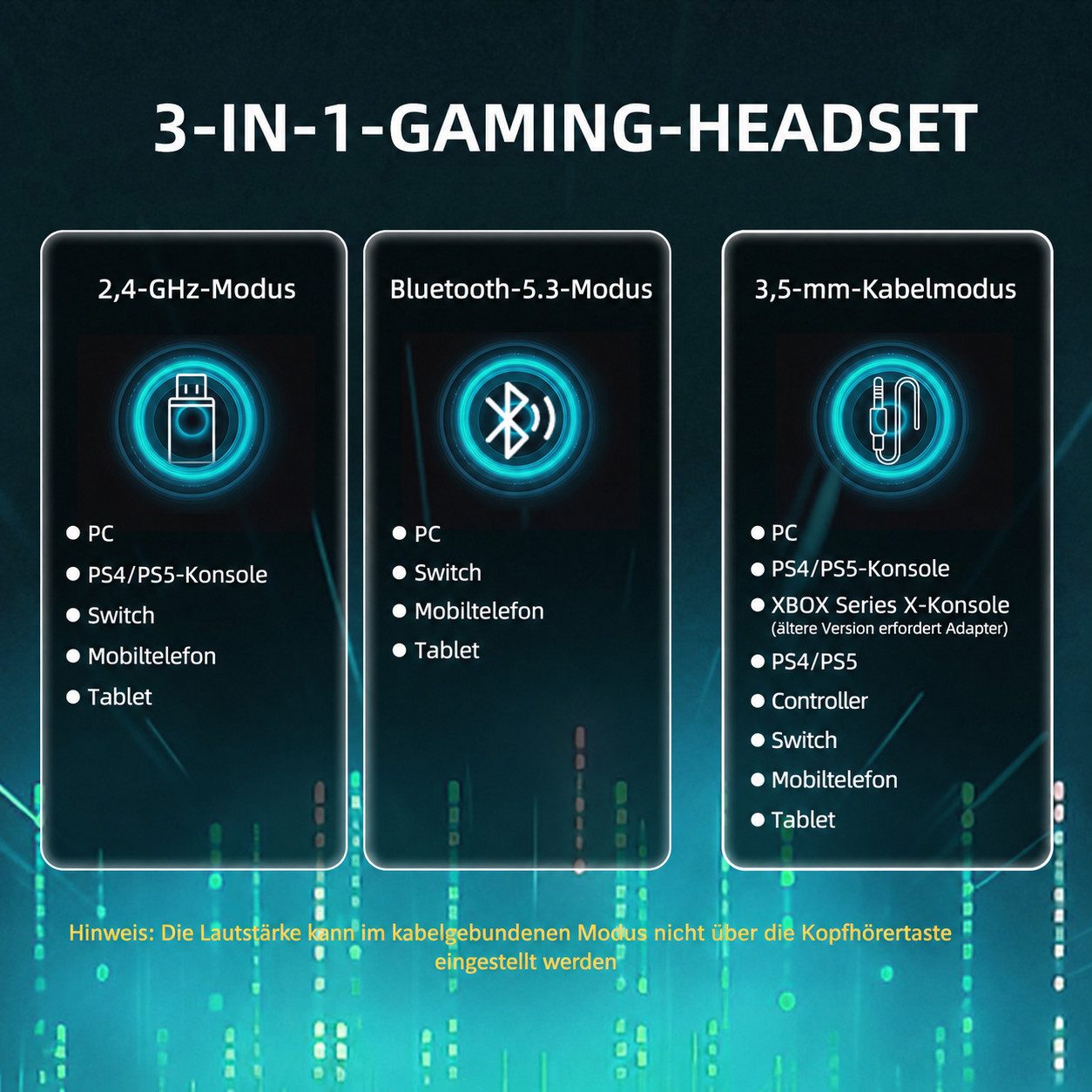 ATTACK SHARK L80PRO Kabelloses Gaming-Headset,On-Ear-Kopfhörer Gaming-Headset (HFP/ASDP/HSP/AVRCP, Verstellbare Dual-Mikrofone,20ms niedriger Latenz, 40mm Treiber)