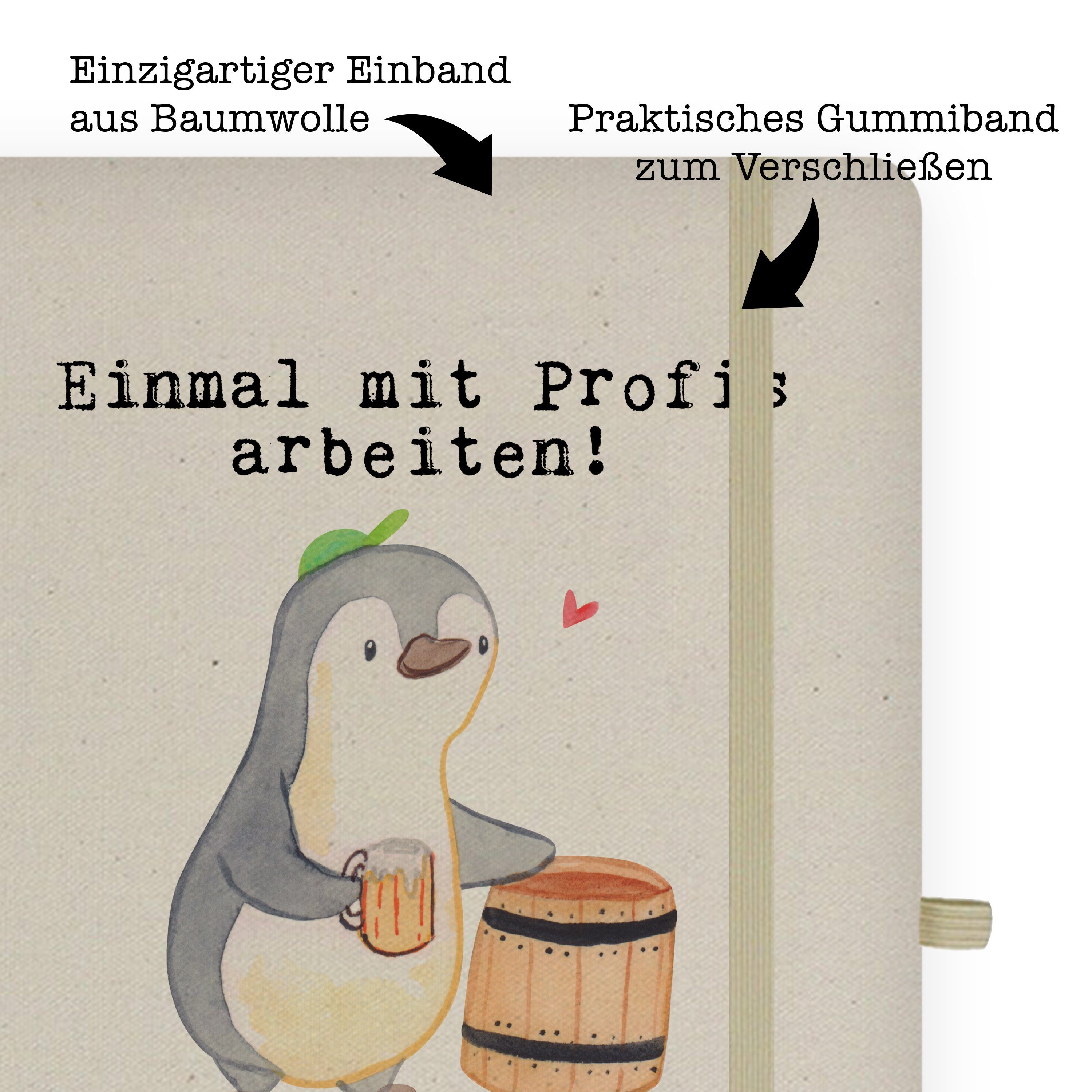 Mr. & Bierbrauer & Panda Mrs. Panda Mr. Mrs. - Leidenschaft Geschenk, Kollegin, Notizbuch Hobby aus - Transparent