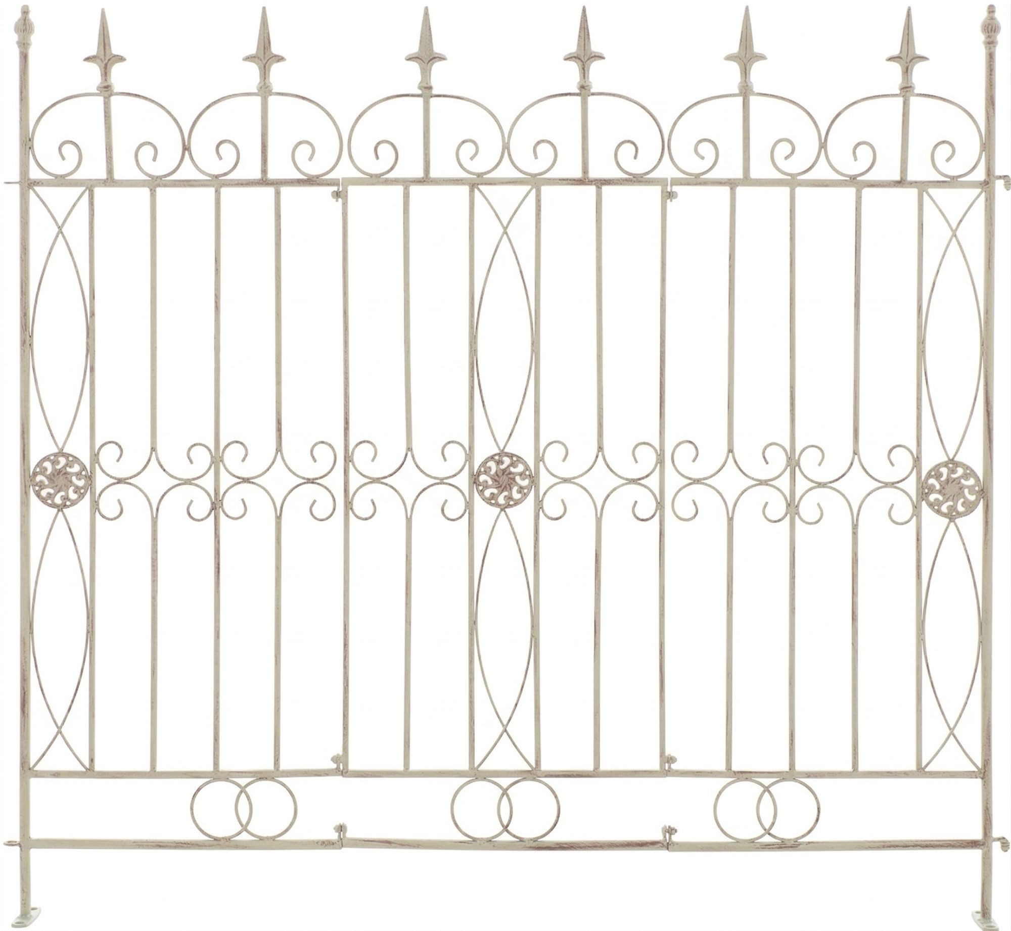 CLP Rankhilfe Mangold, 1 St., 1er, flexibler Gartenzaun aus Eisen, 124 cm breit