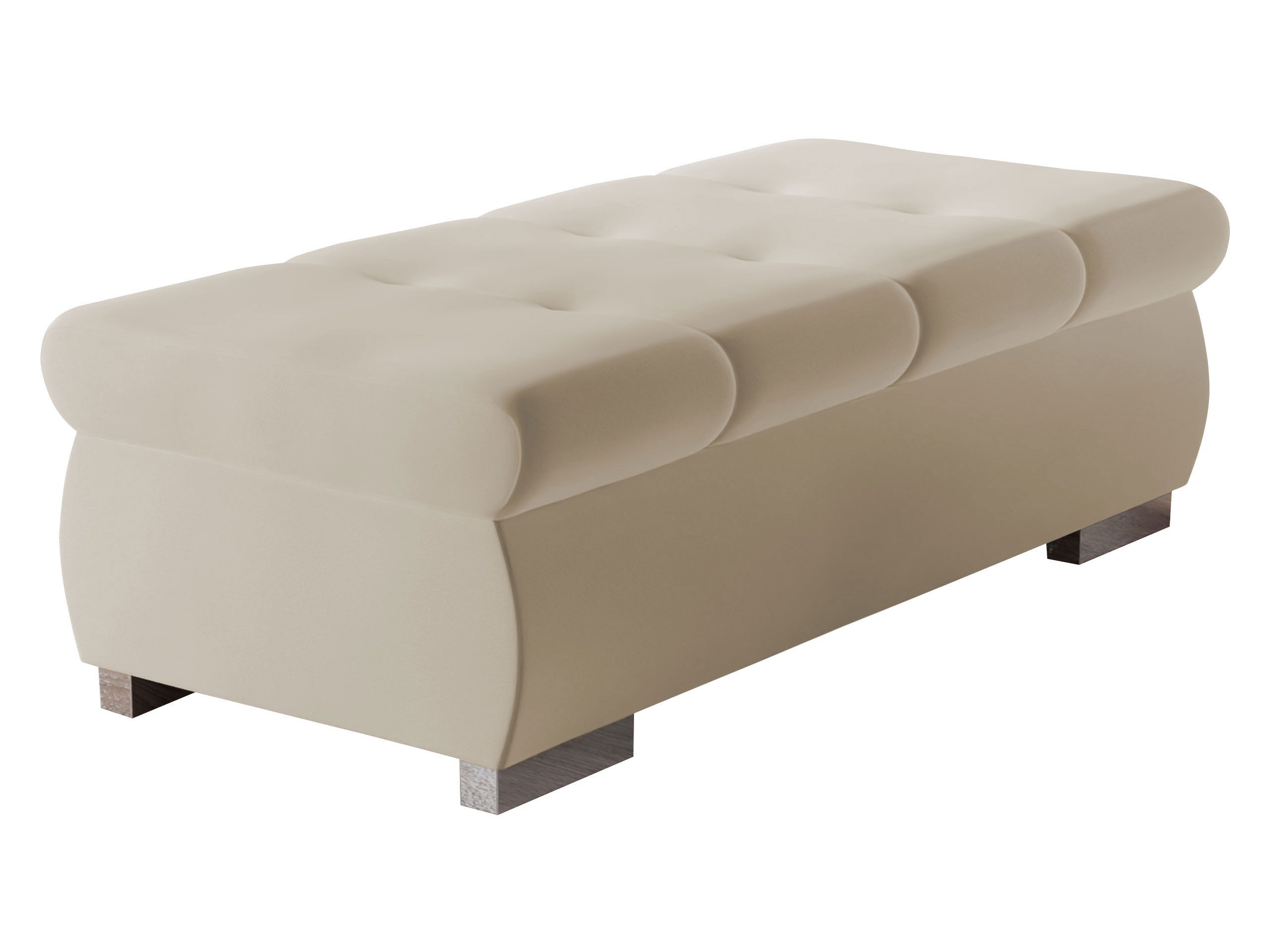 MIRJAN24 Polsterhocker Orkan Groß, Holzkonstruktion, 120x60x39 günstig online kaufen