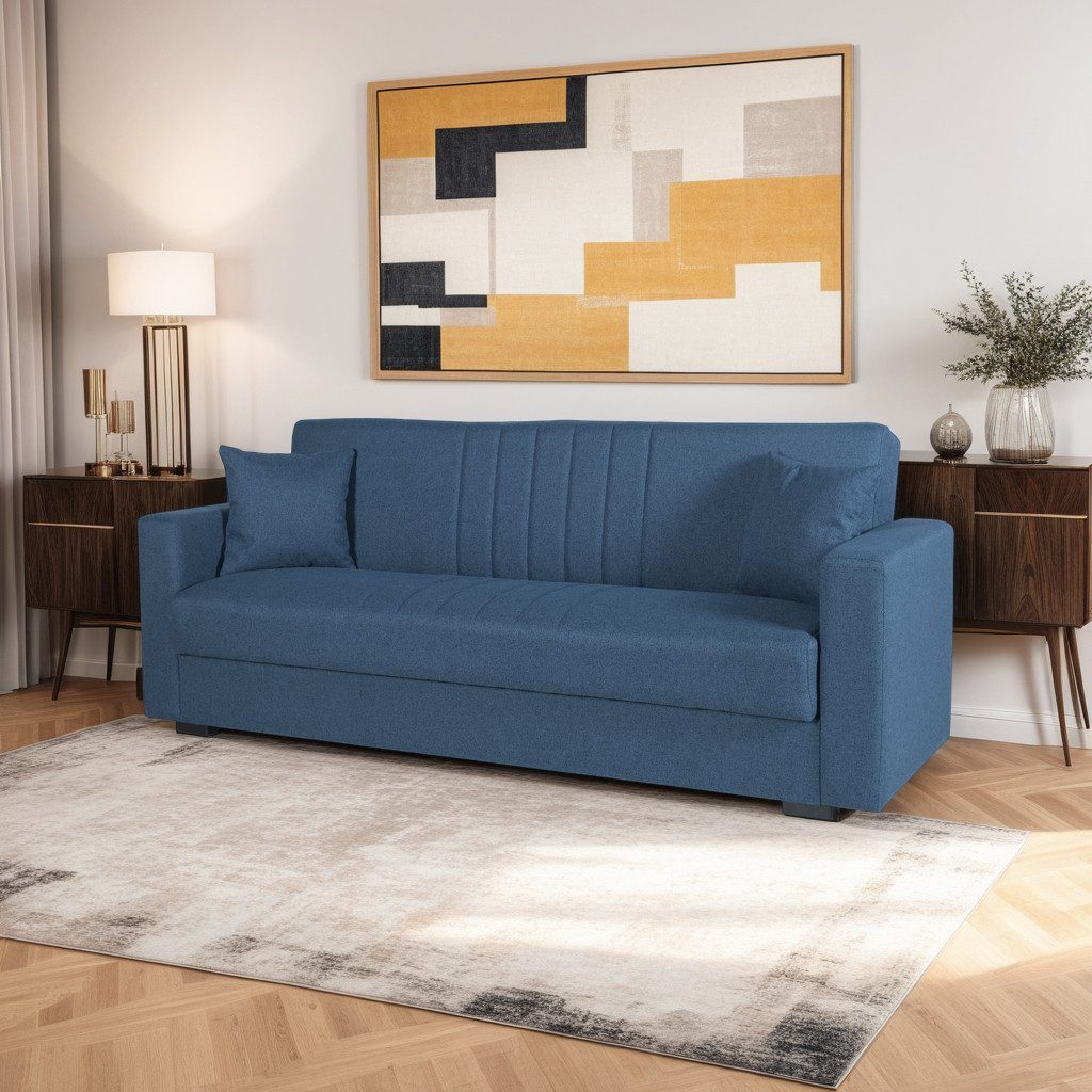 Pointhome Sofa 3-Sitzer Bettfunktion und Bettkasten günstig online kaufen
