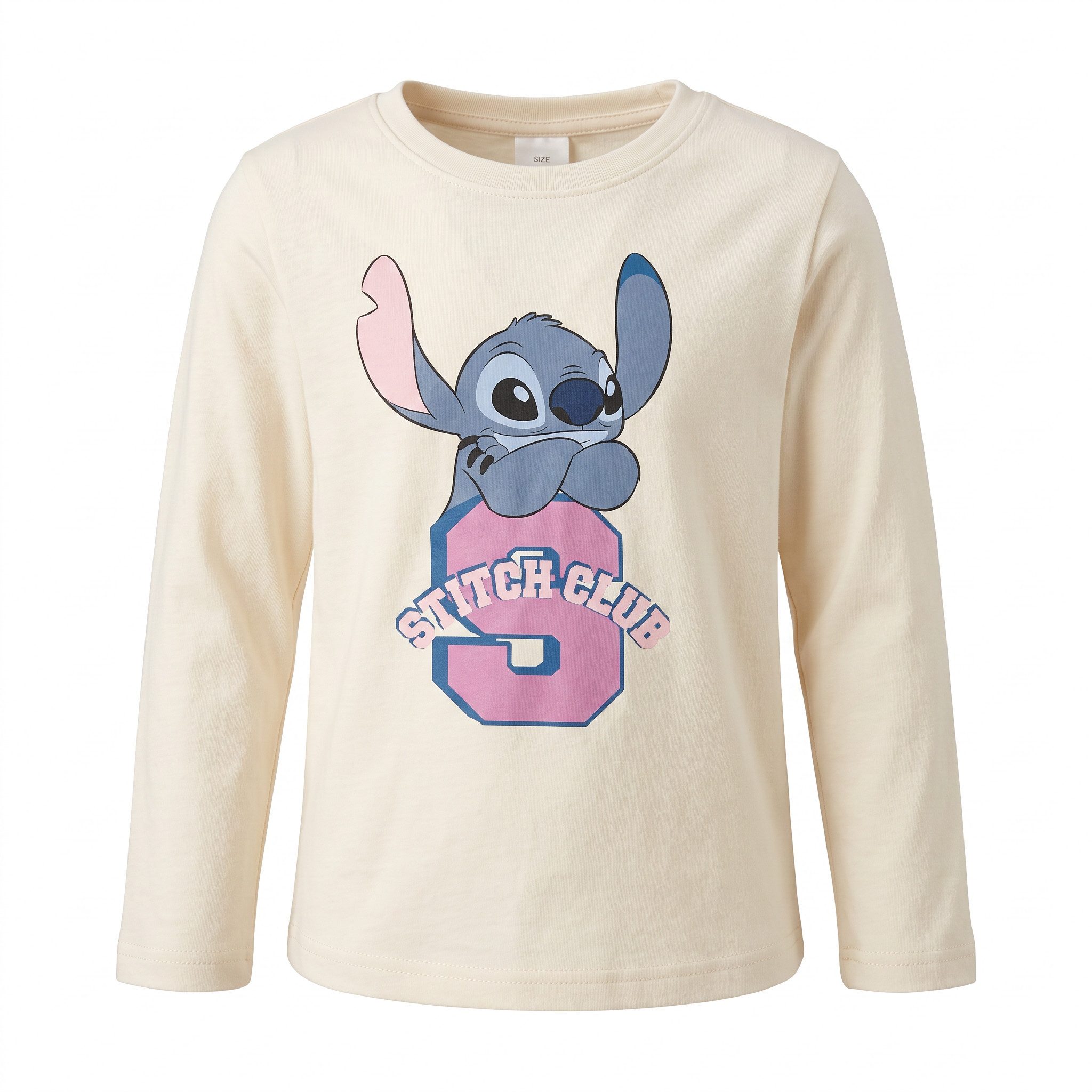 Disney Print-Shirt Disney Stitch Kinder Mädchen Langarmshirt Shirt Gr. 98-128 Gr. 98 bis 128 - 100% Baumwolle