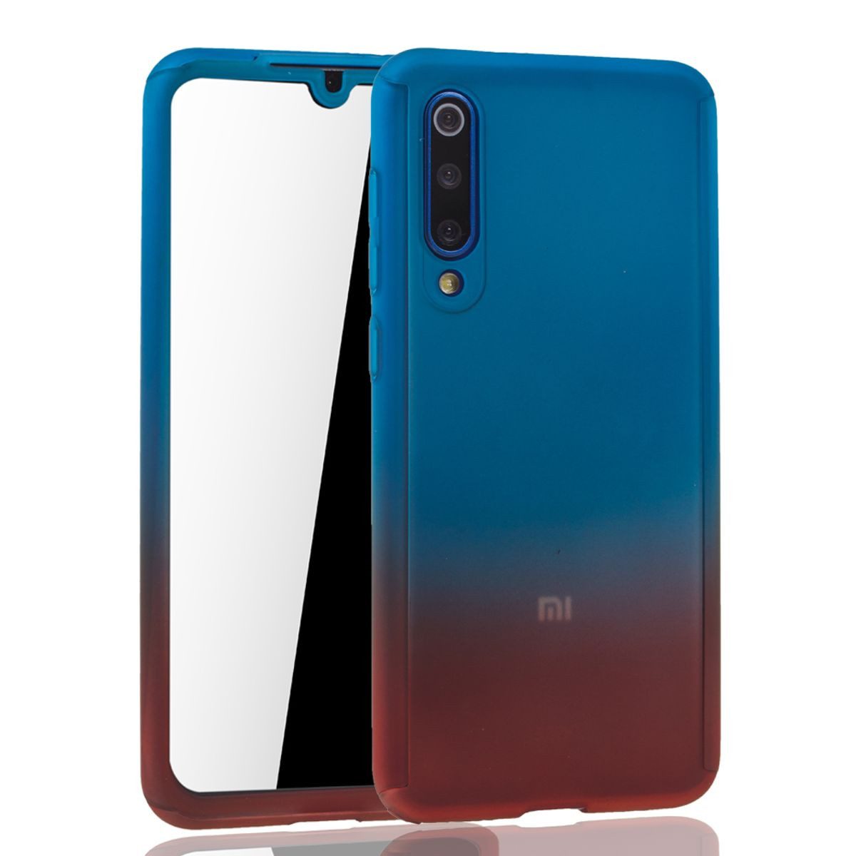 König Design Handyhülle Xiaomi Mi 9 SE, Xiaomi Mi 9 SE Handyhülle 360 Grad Schutz Full Cover Mehrfarbig