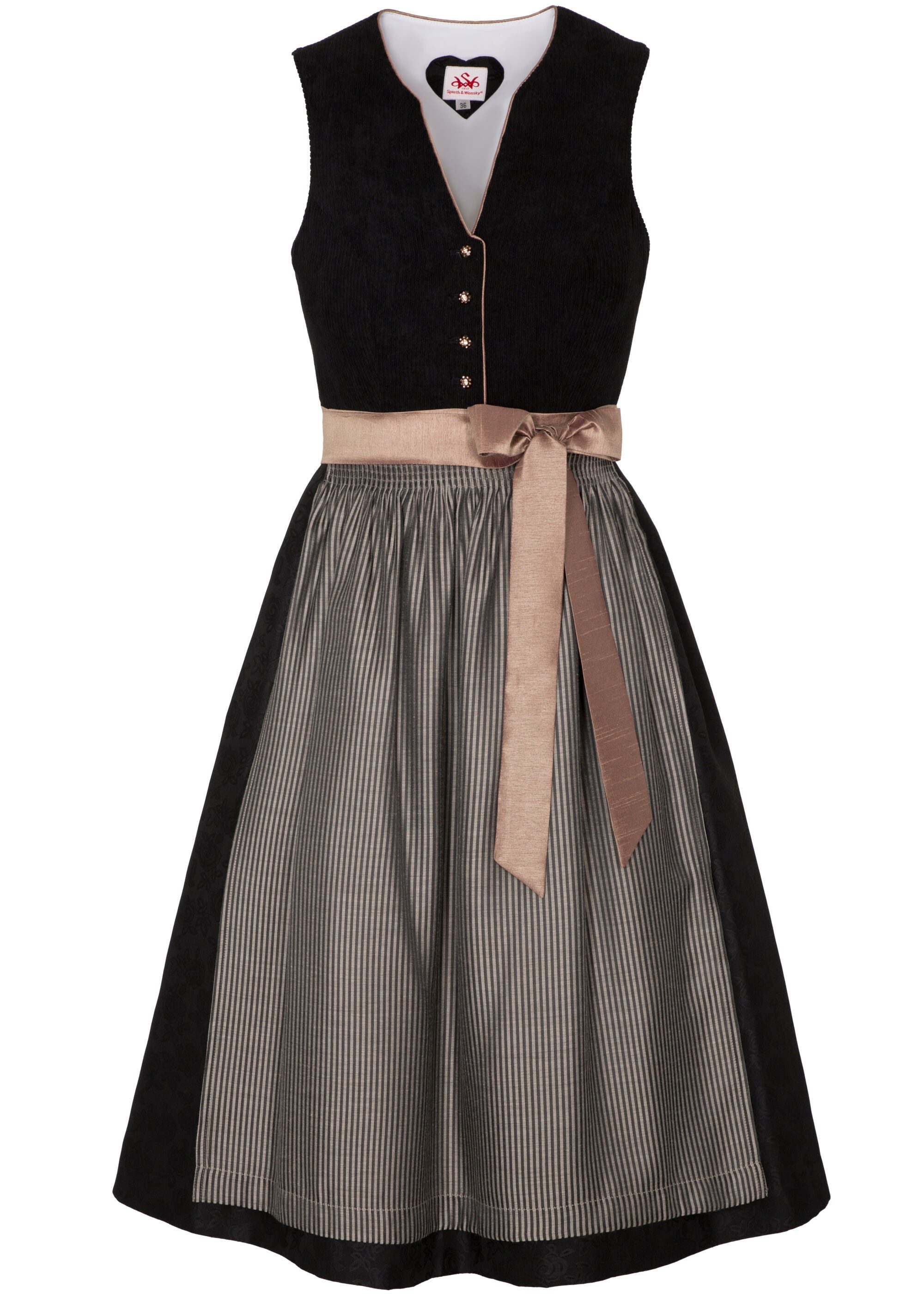 Spieth & Wensky Dirndl Eloa (1-tlg) mit modischer Schleife