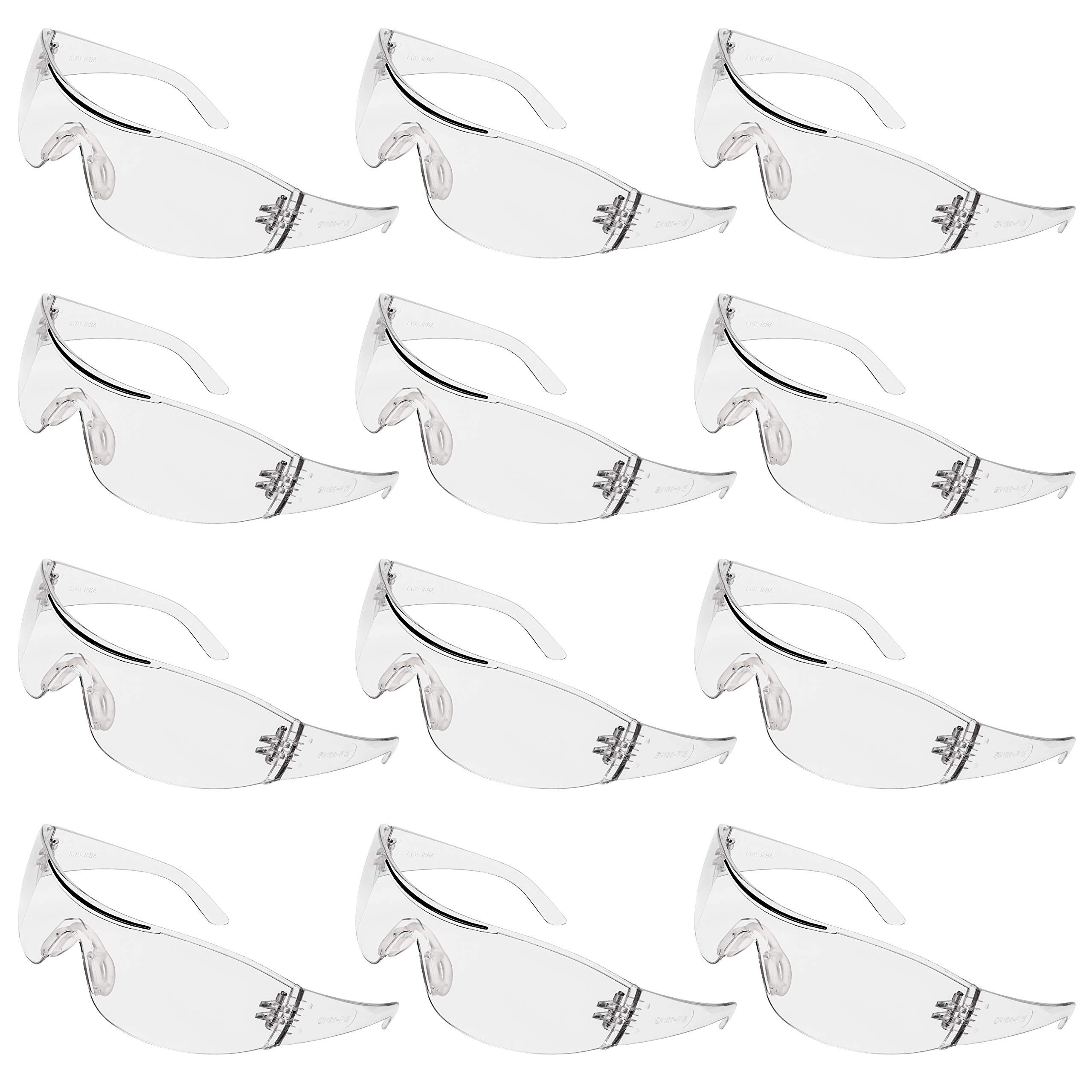 Kurtzy Arbeitsschutzbrille 12er Pack Защитные очки mit Gummi für sicheren Augenschutz, (12St)