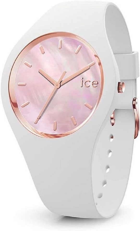 ice-watch Quarzuhr, Ice-Watch - ICE pearl White pink (Medium)