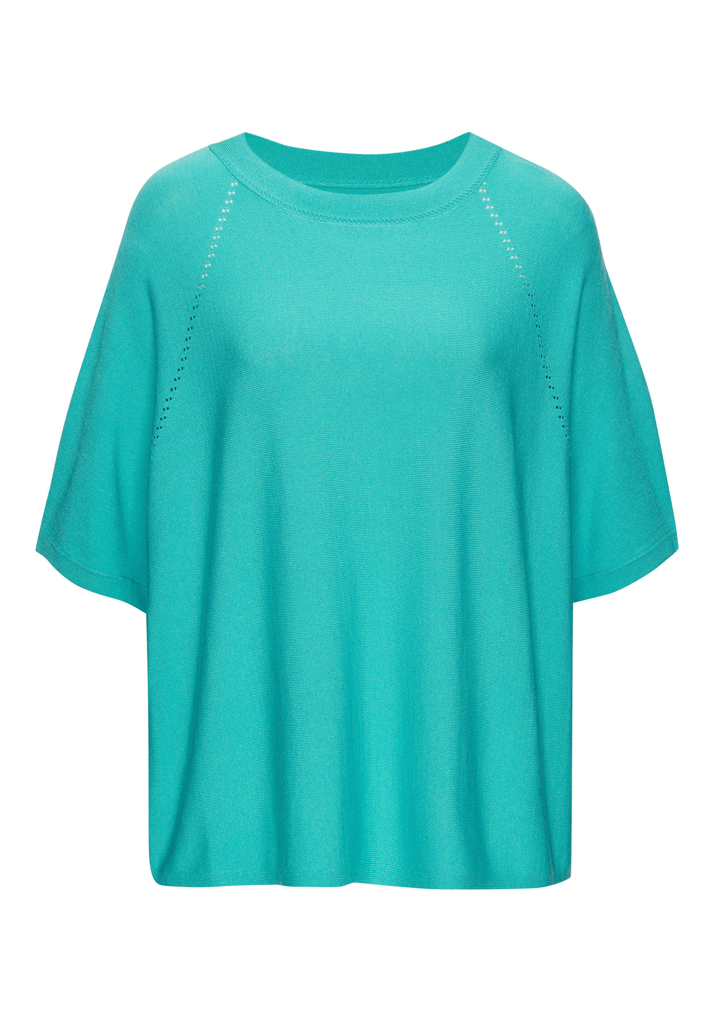 Vivance Kurzarmshirt mit Lochstrickmuster aus weichem Viskose-Strick günstig online kaufen