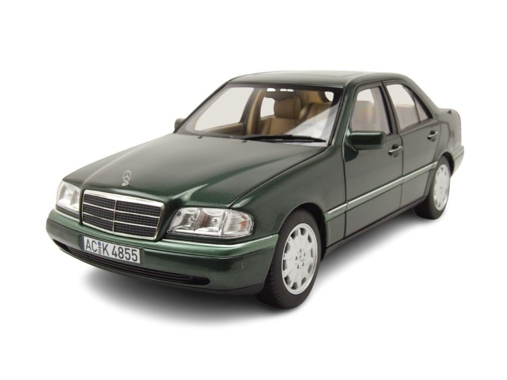 Modellauto Mercedes C-Klasse W202 1993 grün