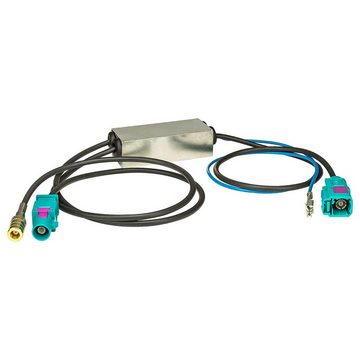 tomzz Audio DAB+ UKW AM Antennen Splitter Adapter SMB (F) Buchse Kupplung Fakra (M KFZ-Adapter