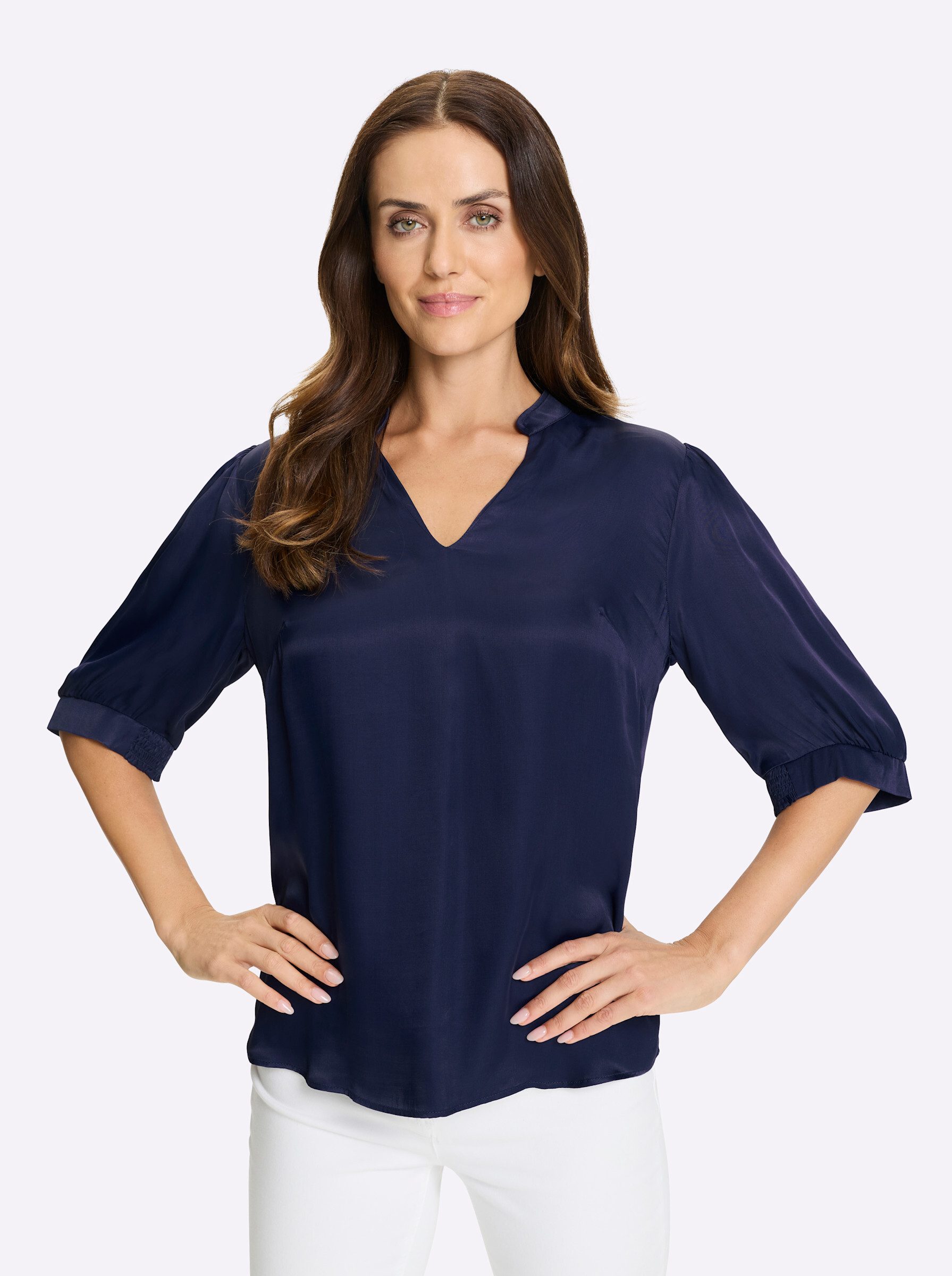 heine Klassische Bluse Bluse Kurzarm günstig online kaufen