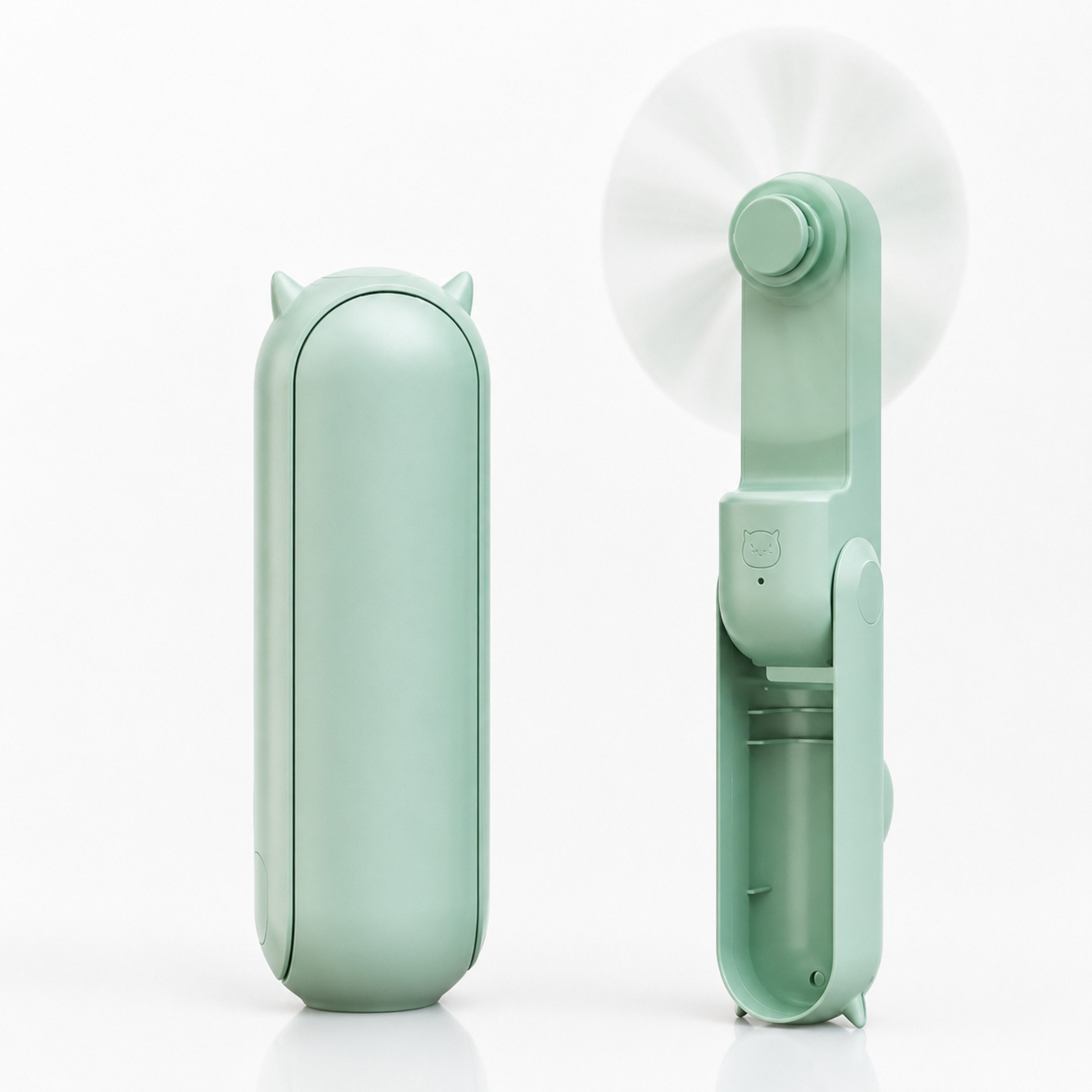 StellarLuma Handventilator Ventilator Handventilator USB Wiederaufladbar – Mobil, Leise, 3 Stufen, Kompakter, faltbarer Handventilator mit 3 Stufen und wiederaufladbar
