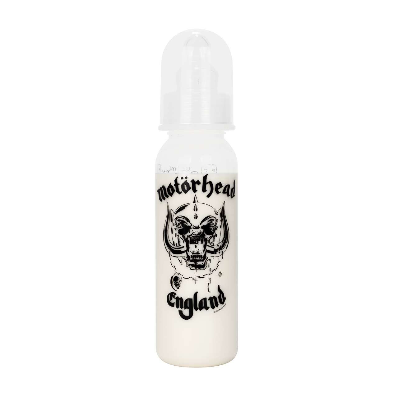 Metal Kids Babyflasche mit Motörhead (England) Aufdruck