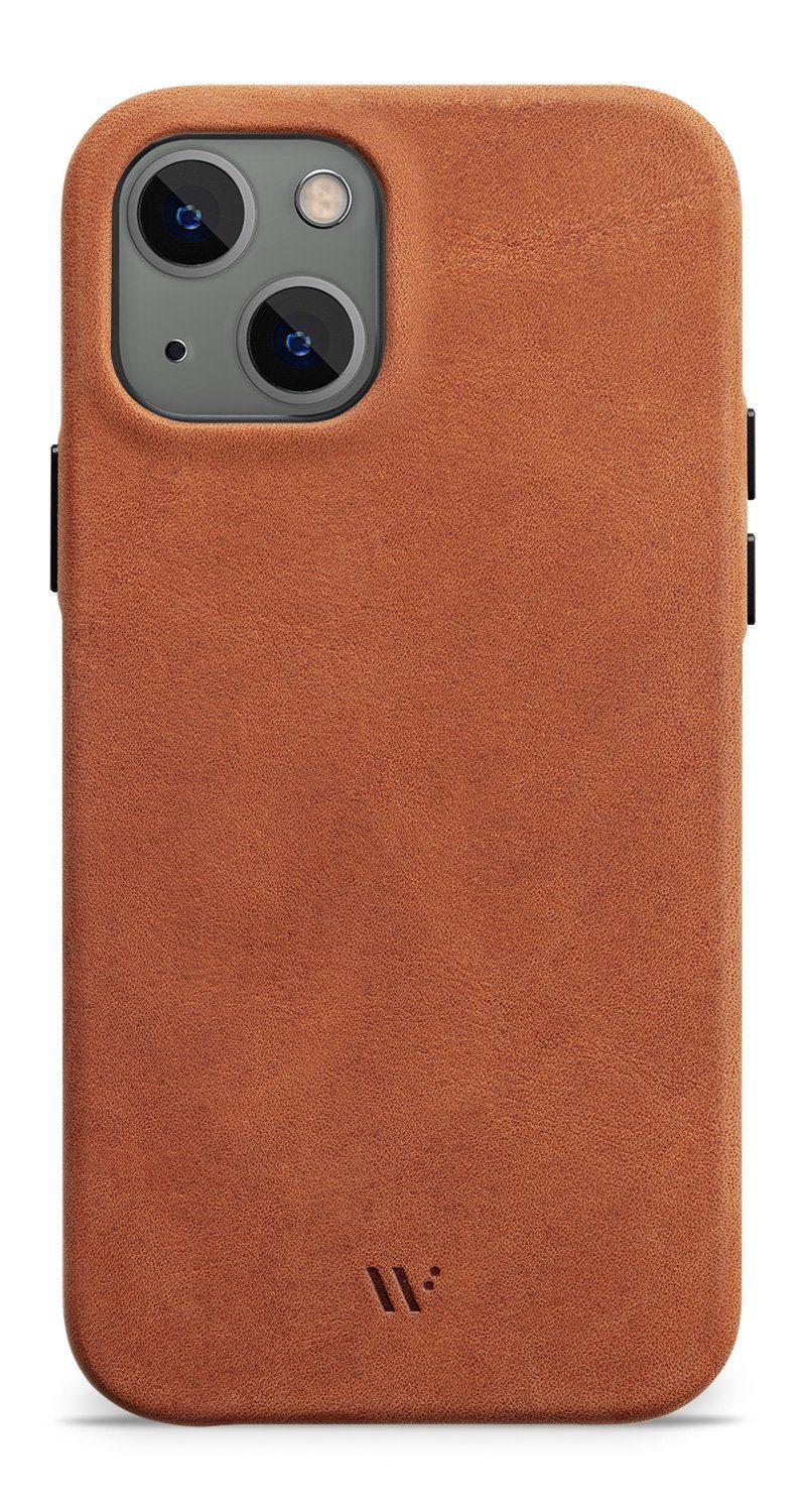wiiuka Smartphone-Hülle skiin MORE Handyhülle für iPhone 13, Handgefertigt - Deutsches Leder, Premium Case