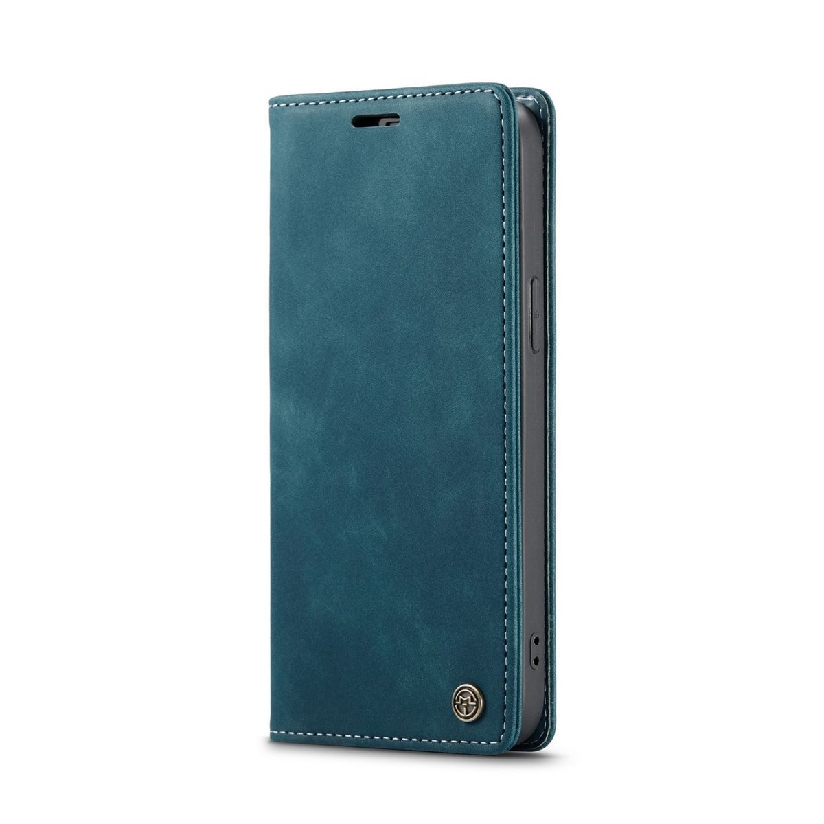 König Design Handyhülle Handytasche Schutzhülle für iPhone 14 Plus, Handy Klapphülle Case Tasche – Magnetverschluss & Kartenfach