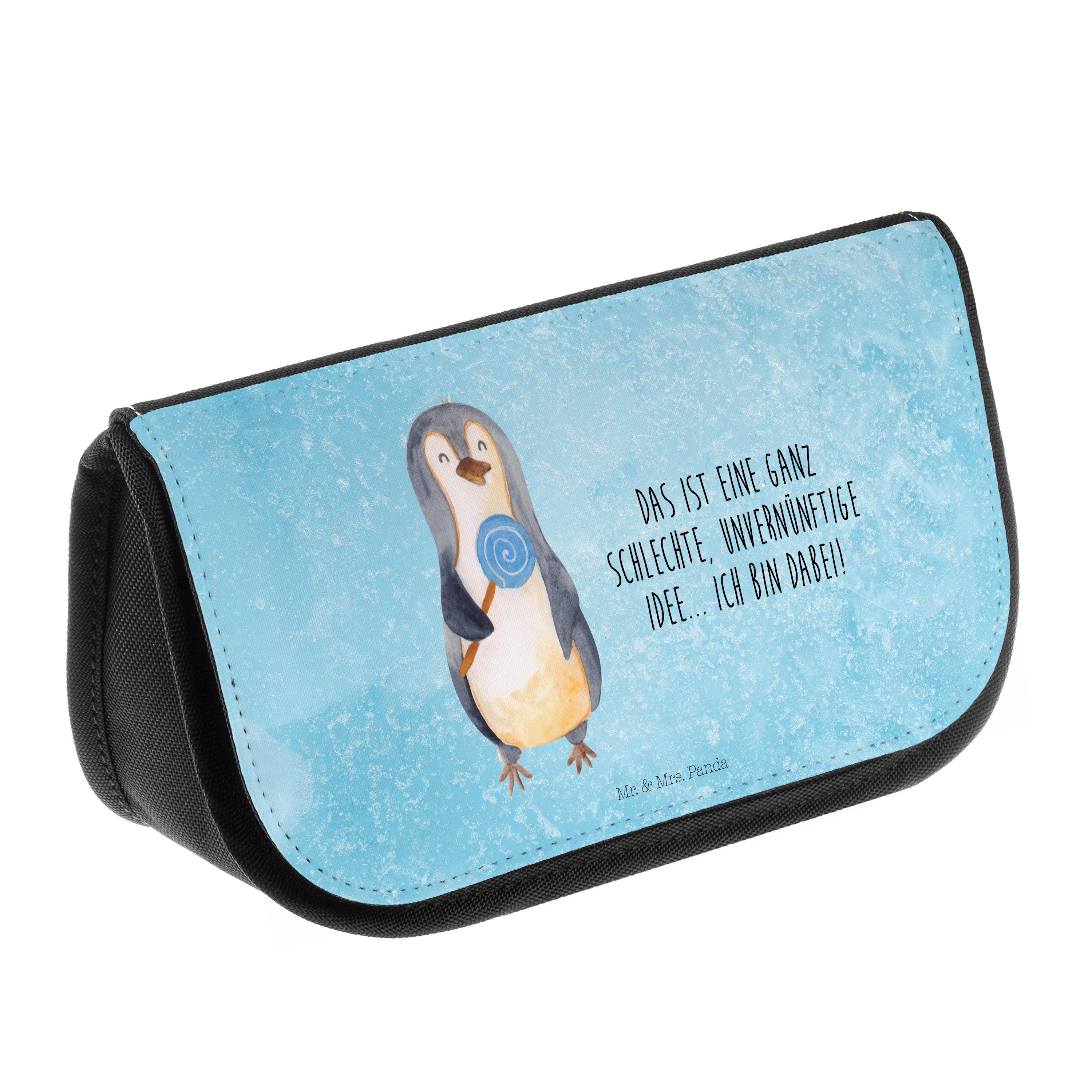 Lolli Mrs. Tasche, Mr. nied Make-Up Panda - Kosmetiktasche Pinguin Eisblau Geschenk, Süßigkeiten, & - (1-tlg)