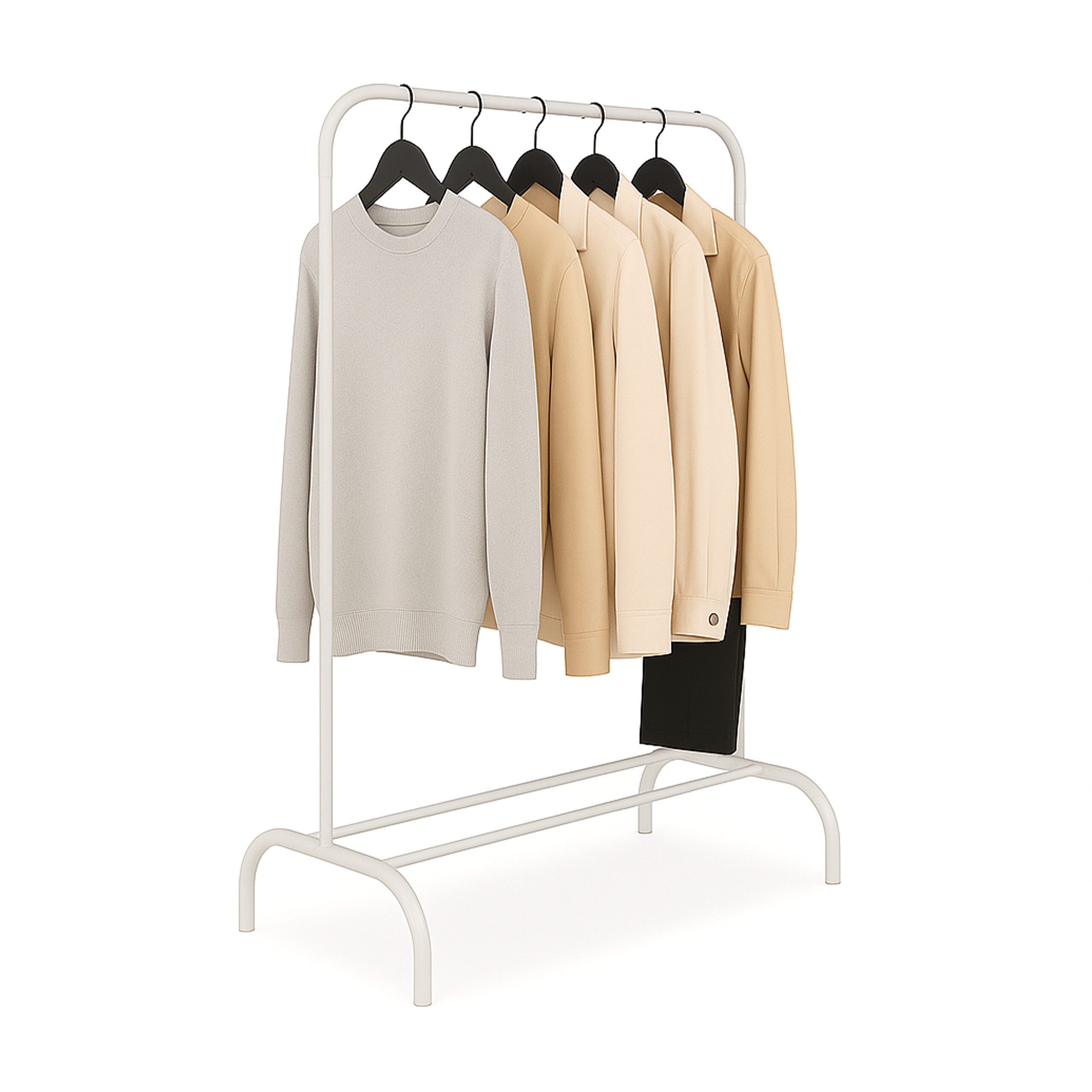 relaxdays Kleiderständer Eise, Weiß günstig online kaufen