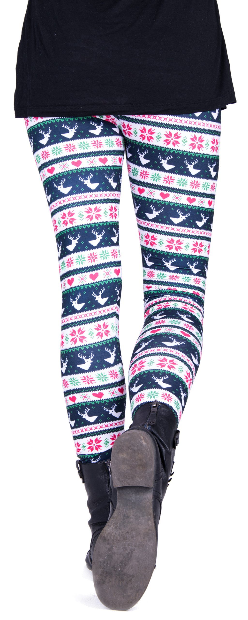 cosey Leggings Christmas-Line Leggings in verschiedenen Motiven (Einheitsgröße XS-L) Christmas (D09)
