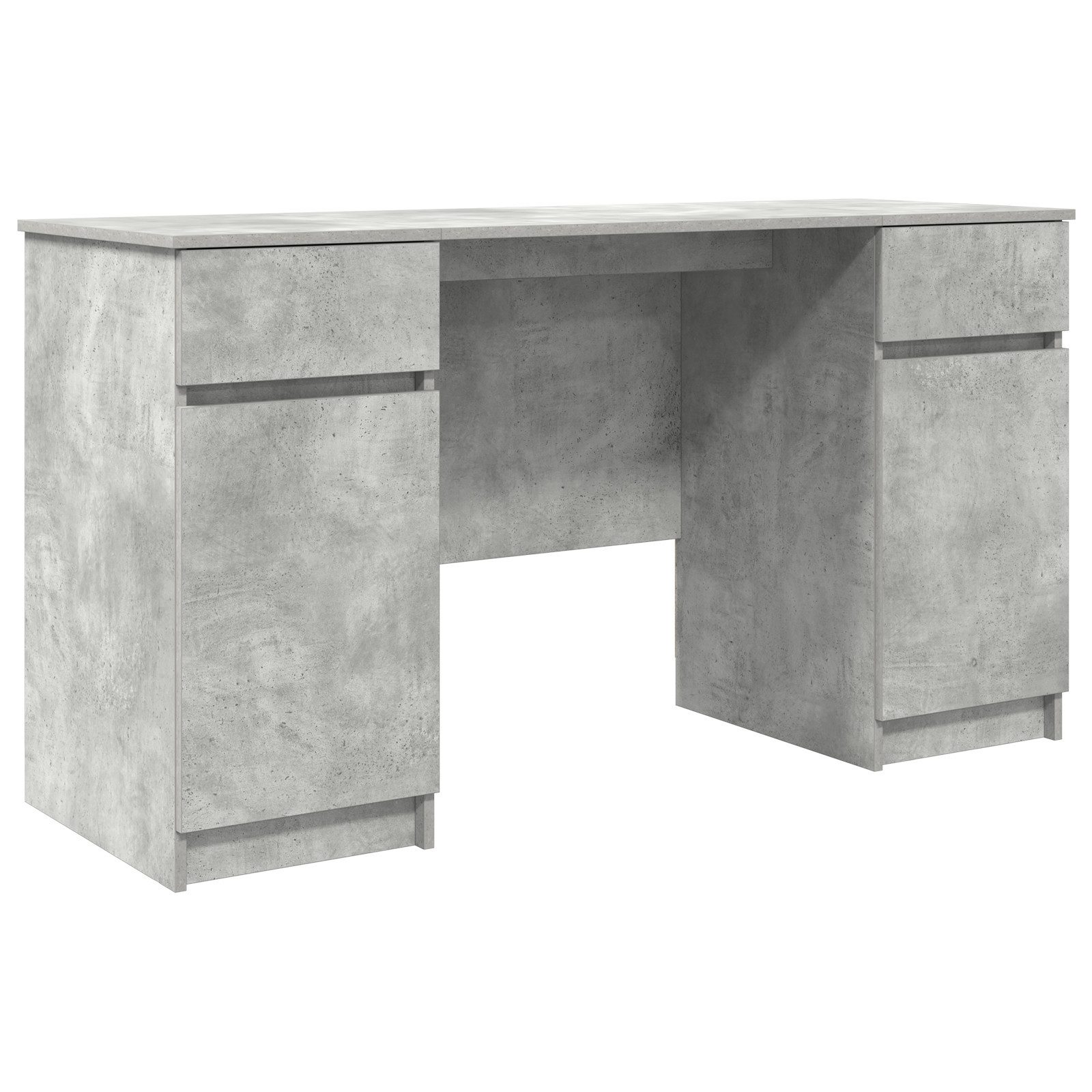 vidaXL Schreibtisch Schreibtisch Betongrau 140x49x76 cm günstig online kaufen