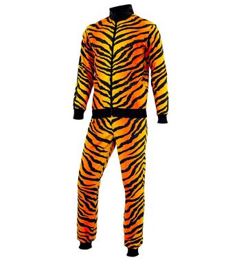 Widmann S.r.l. Kostüm Trainingsanzug 'Tigermuster' für Erwachsene, Oran