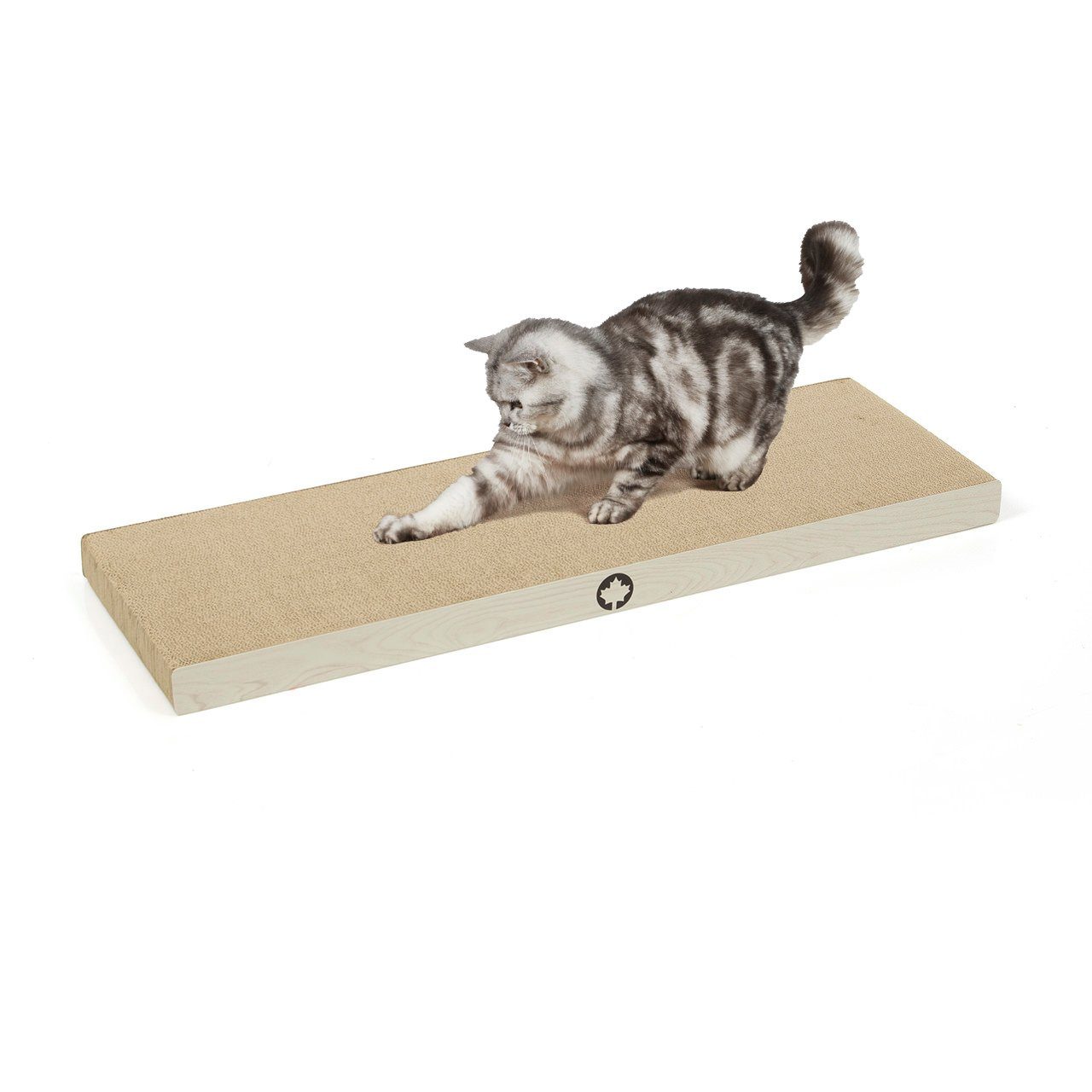 Kratzbrett SATURN ca. 90 x 30 x 5 cm XXL Kratzpappe speziell für Große Katzen