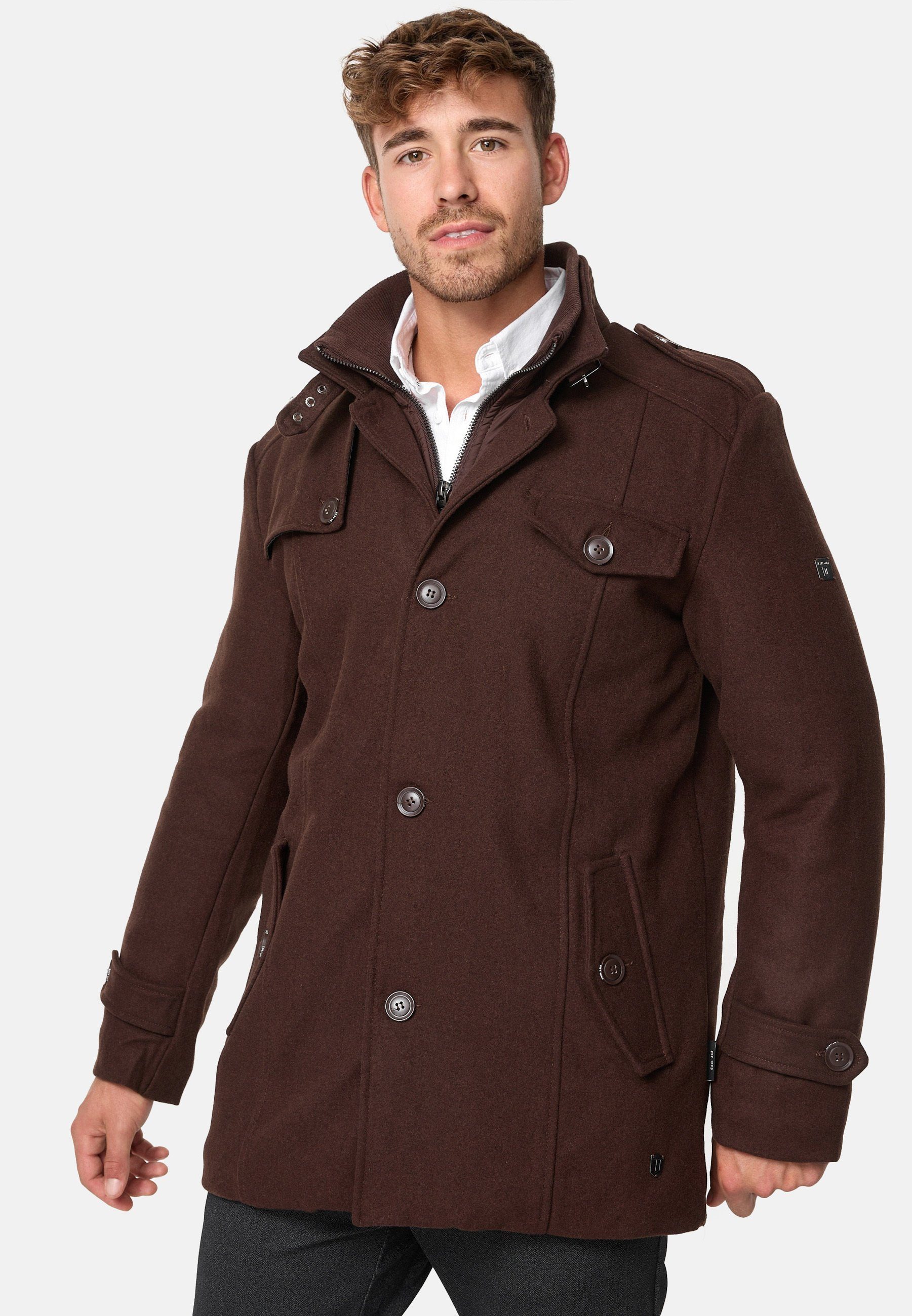 Indicode Kurzmantel Herren Brandon Mantel Winter Herrenmantel günstig online kaufen