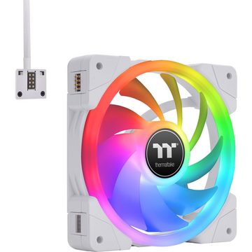 Thermaltake Gehäuselüfter SWAFAN EX14 RGB PC Cooling Fan White TT Premium Edition