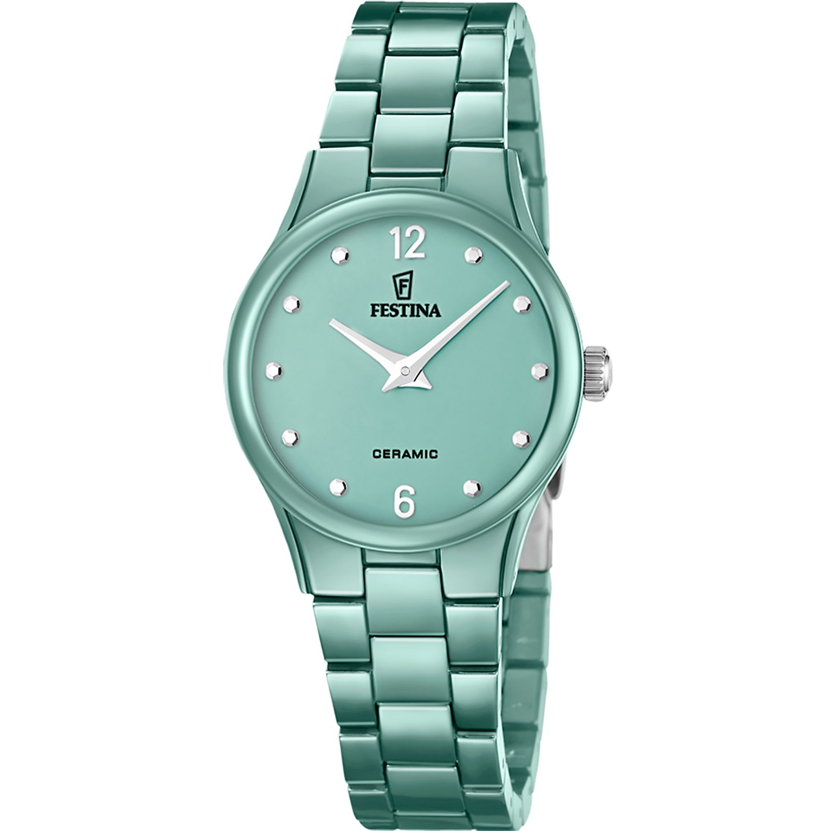 Festina Keramikuhr Ceramic F20751_3, Quarzuhr, Armbanduhr, Damenuhr, Keramik, analog