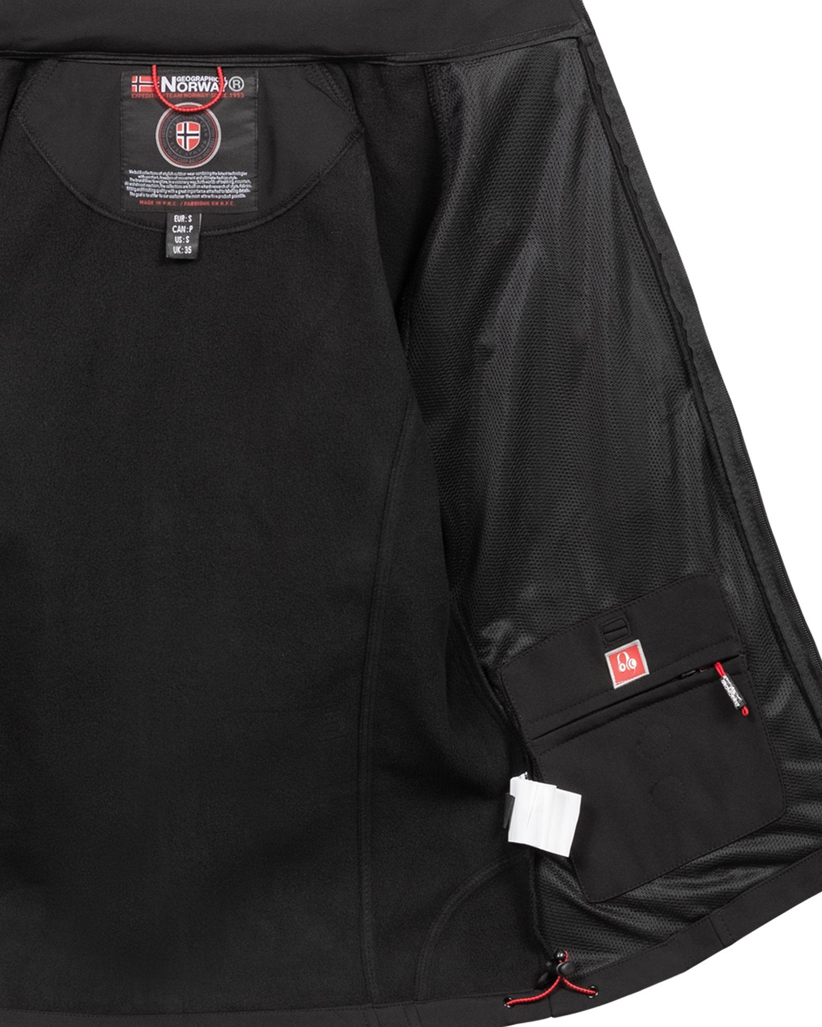 Geographical Norway Softshelljacke Herren Herbst Winter Jacke Softshell Jacke Regen Outdoor