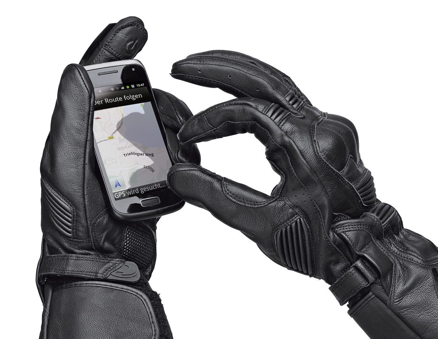 Held Biker Fashion Motorradhandschuhe Touch Motorrad Handschuhe Atmungsaktiv abriebfest Visier